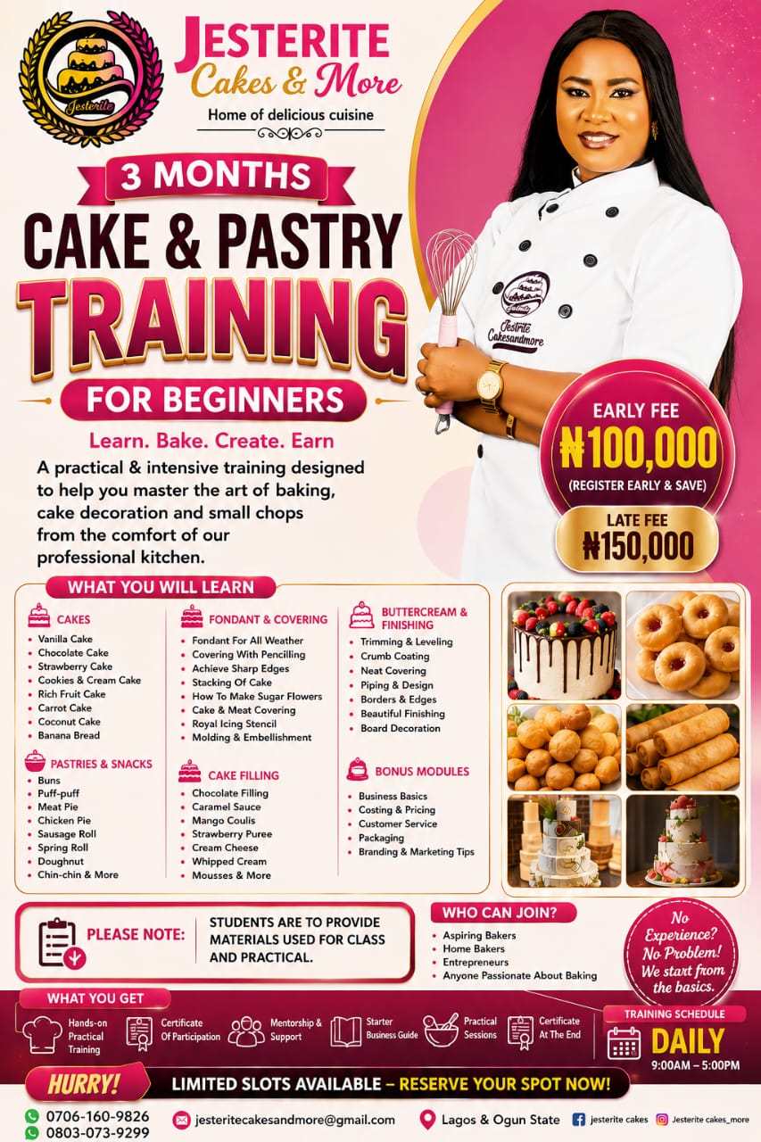 @JESTERITECAKES&MORE