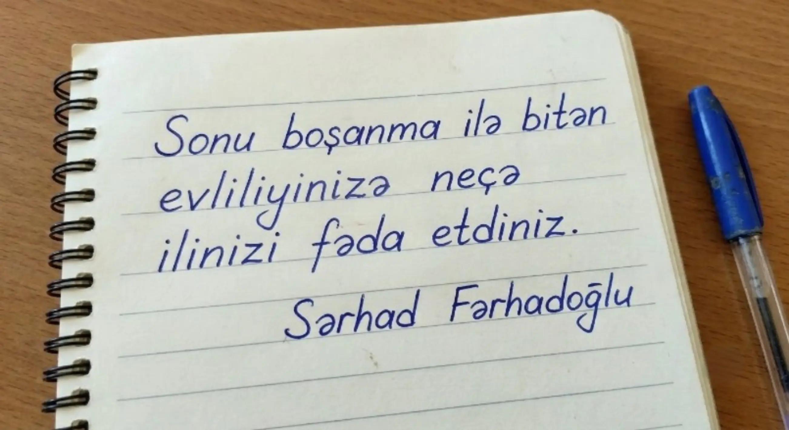 @Sərhad Fərhadoğlu