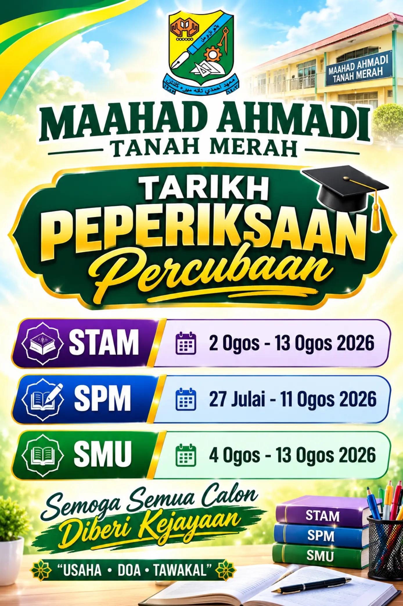 @MAAHAD AHMADI TANAH MERAH