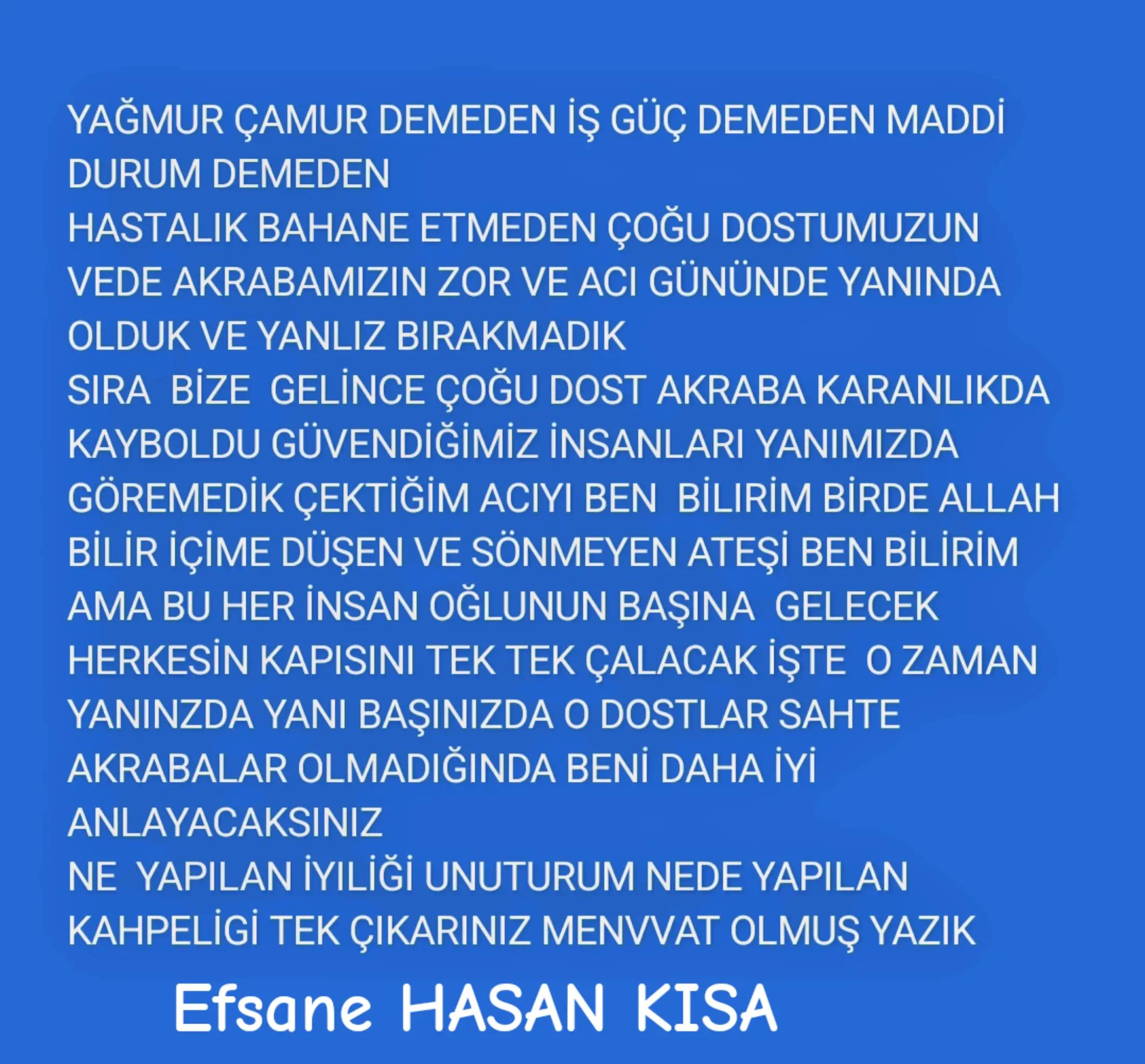 @Efsane HASAN KISA