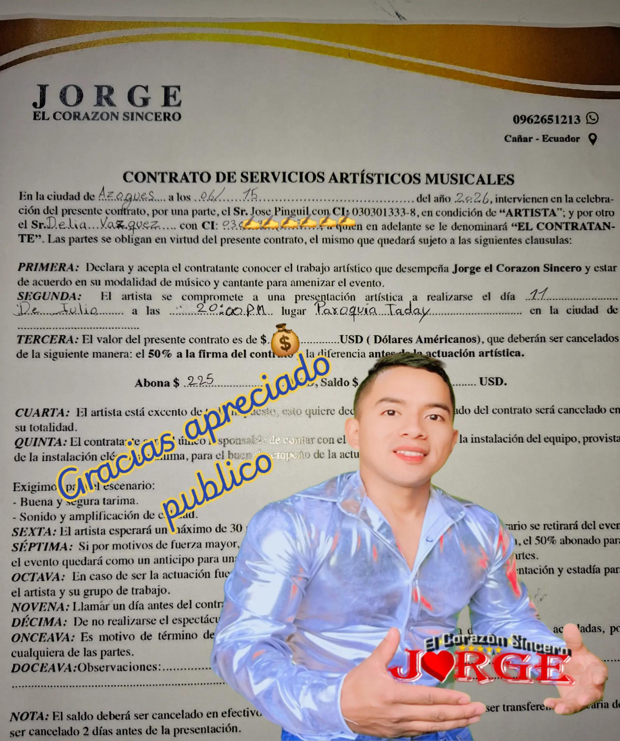 @Jorge el Corazón Cinsero