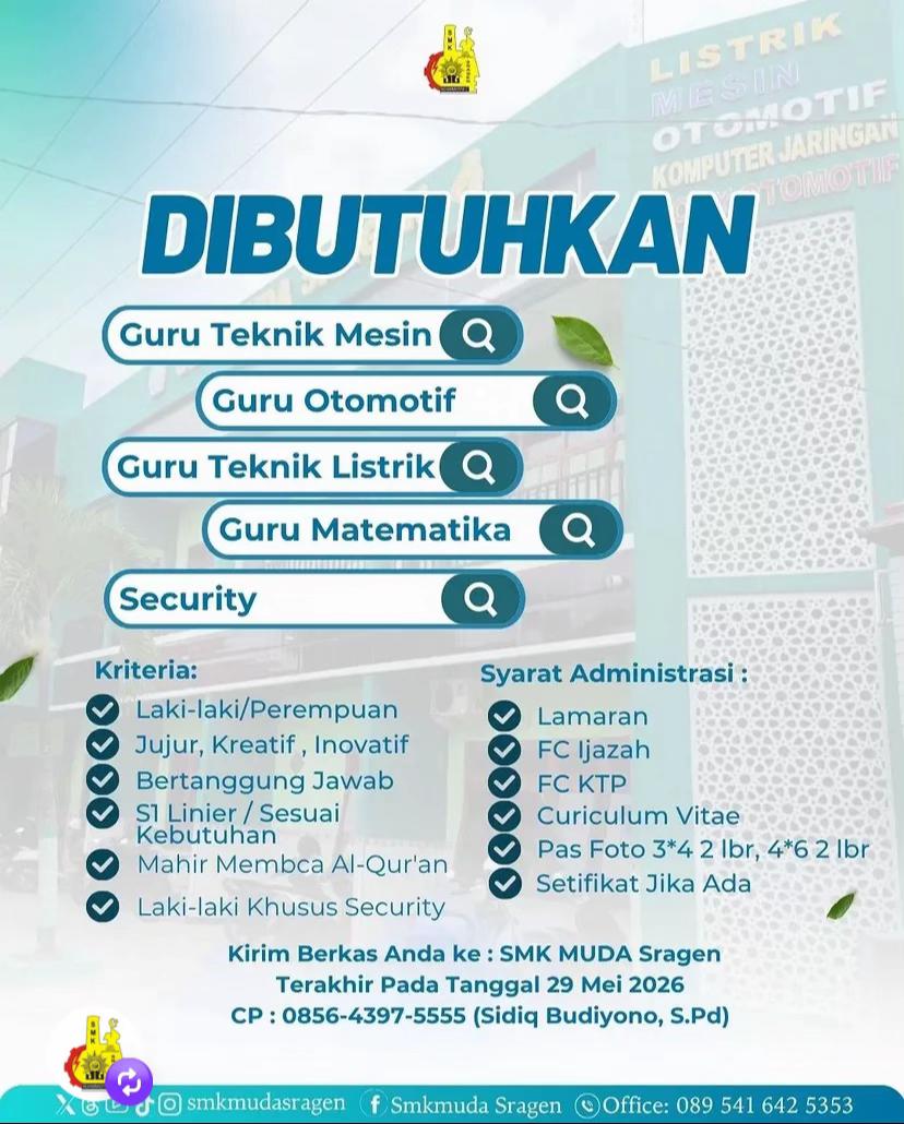 @TSM SMK MUDA SRAGEN