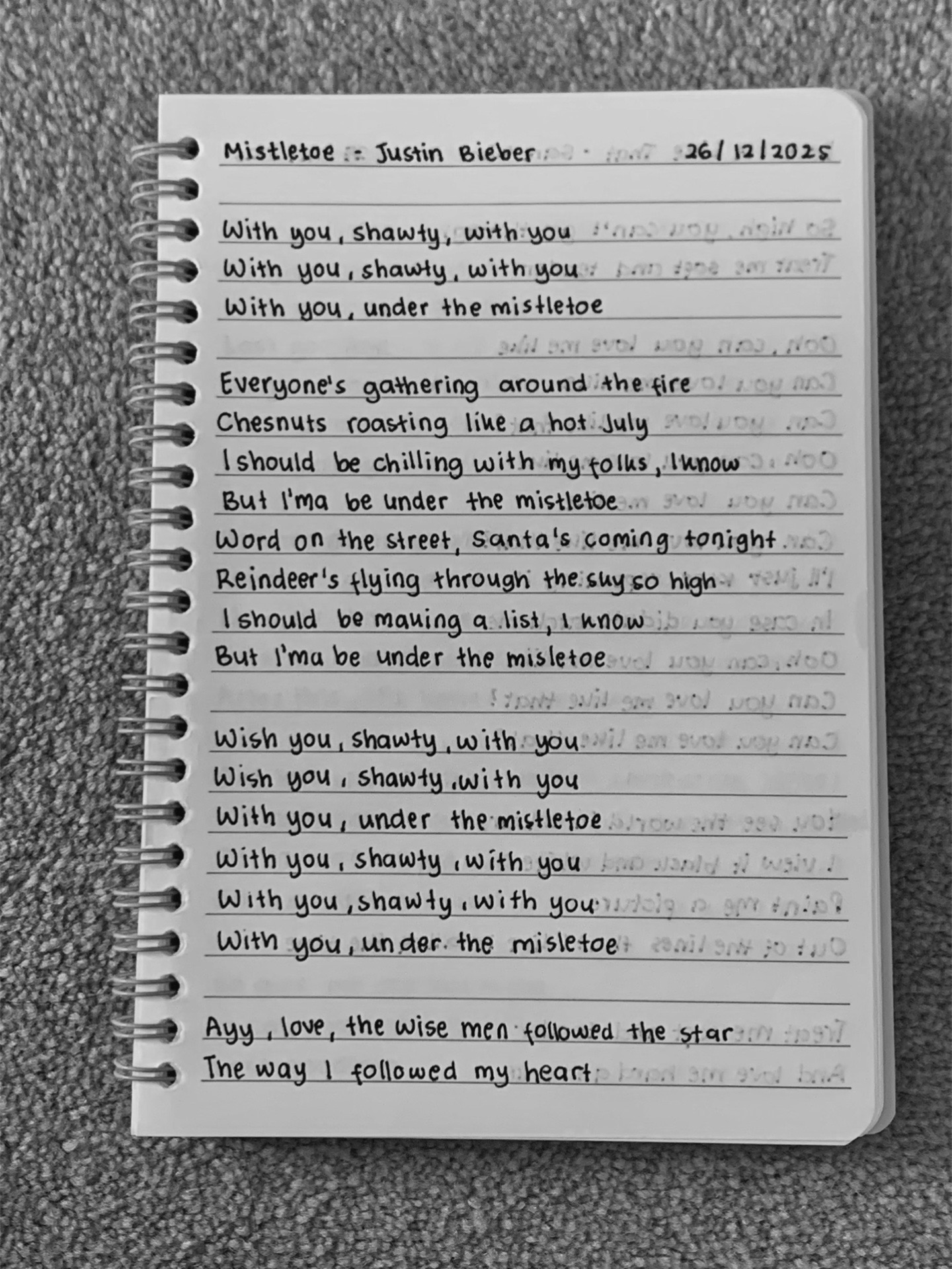 @handwriting lyrics