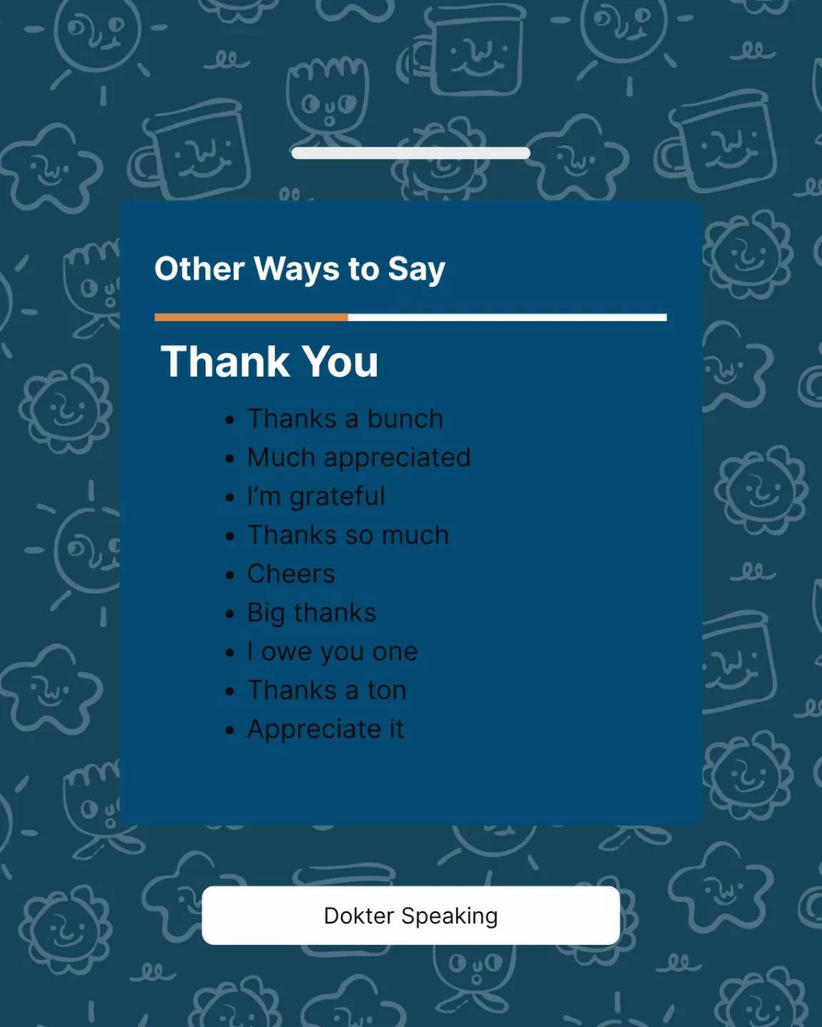 @Dokter Speaking