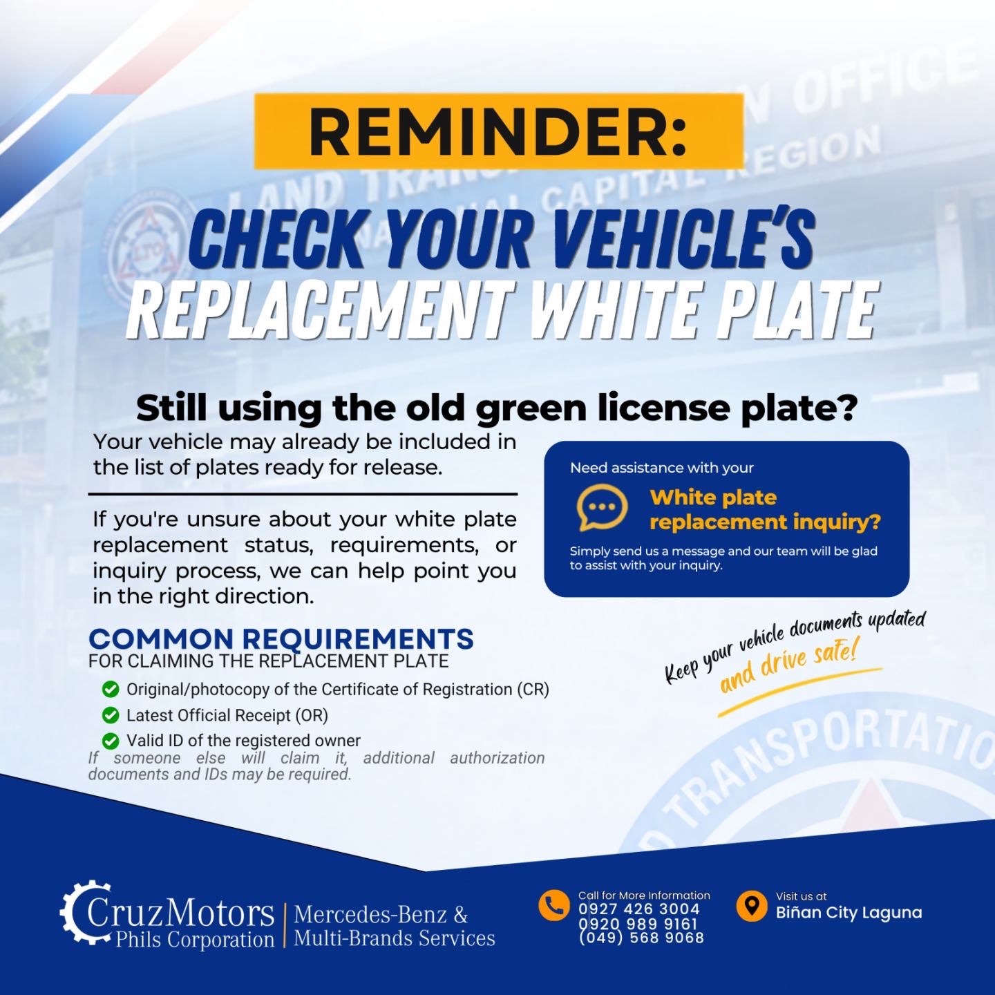@Cruzmotors Phils Corporation