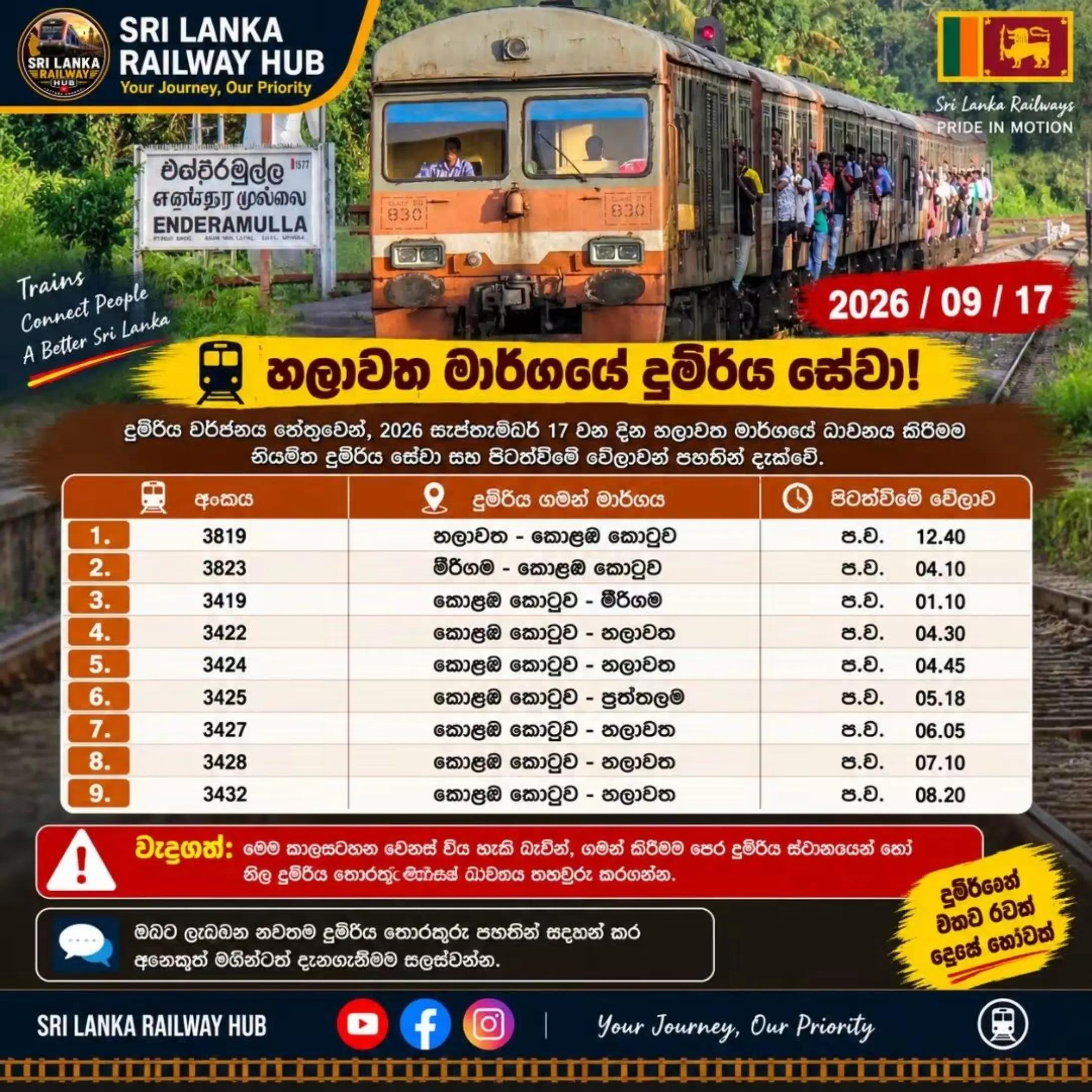@Sri Lanka Railway Hub