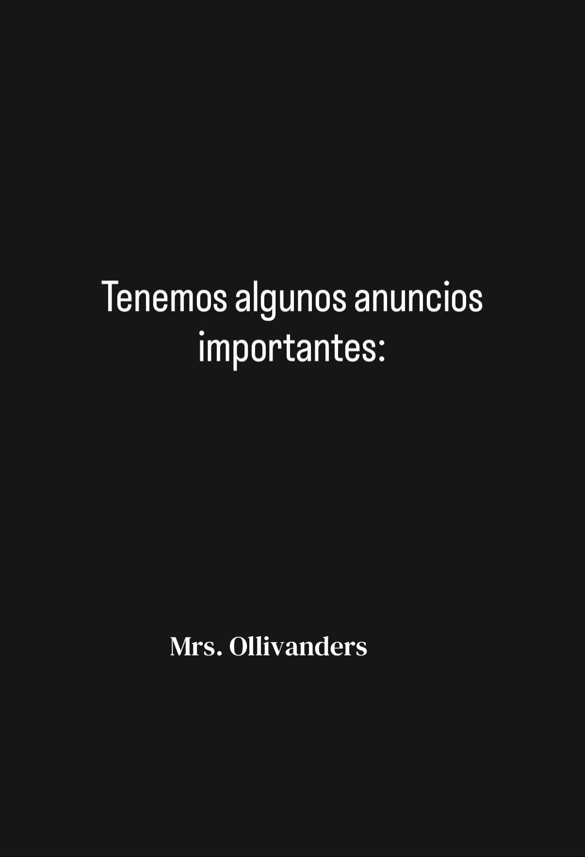 @Mrs. Ollivanders