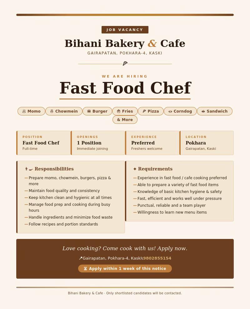 @Bihani Bakery and Cafe