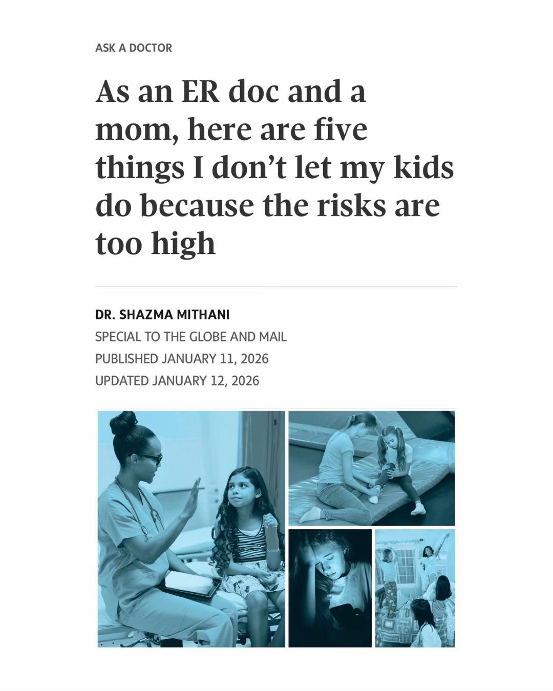 @Dr. Shazma Mithani, MD, FRCPC