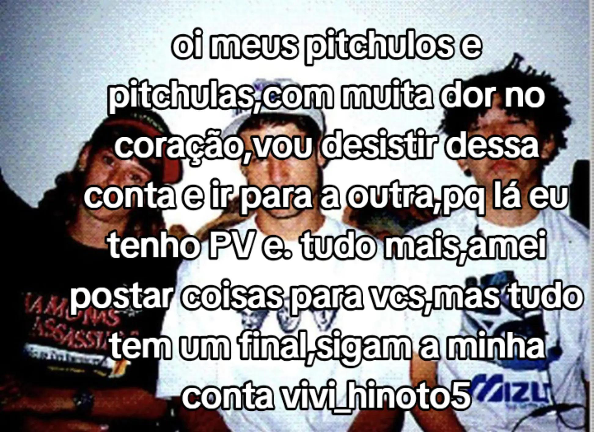 @desisti,amo vcs pitchulos(as)