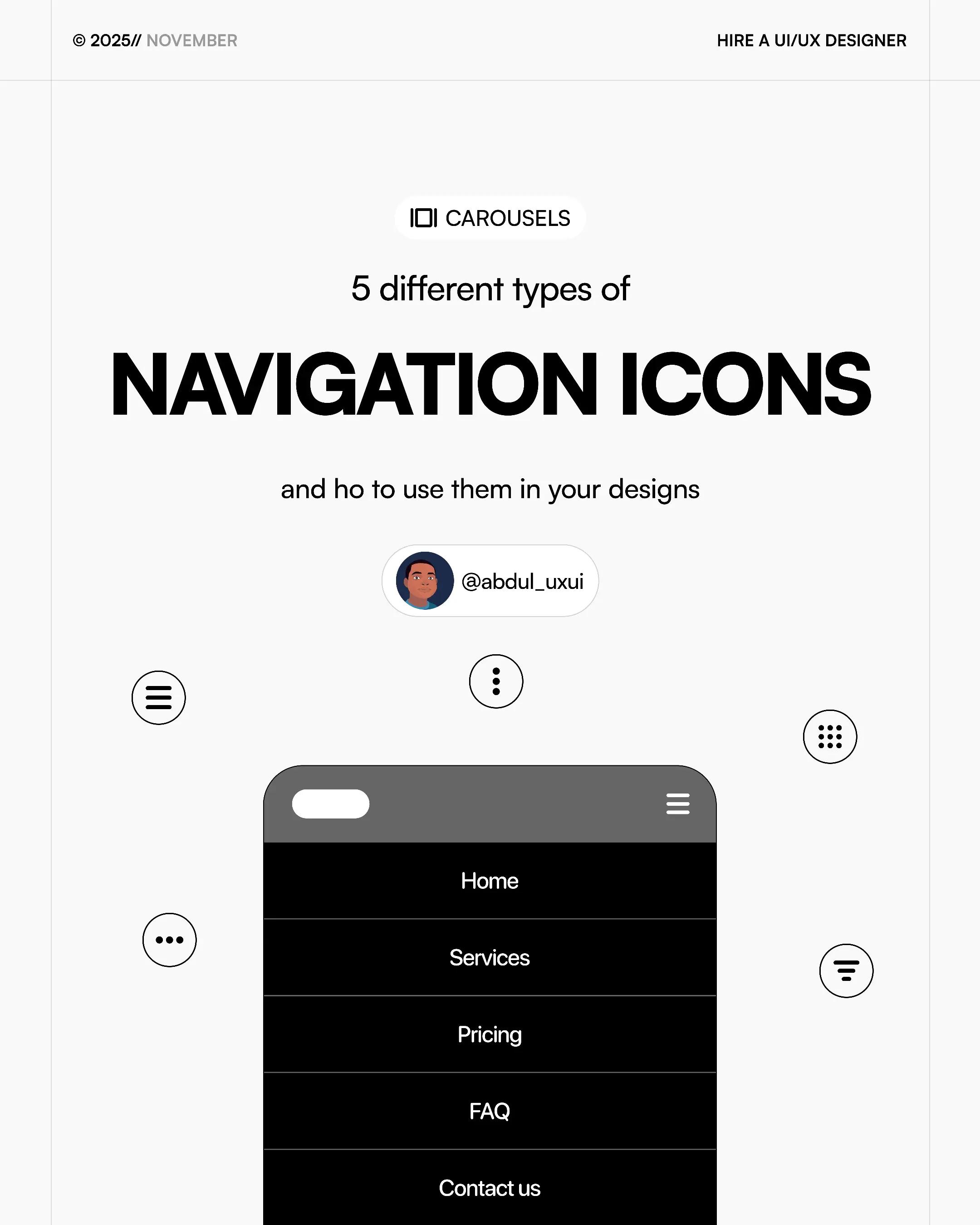 @Abdul &mdash; UI/UX Designer