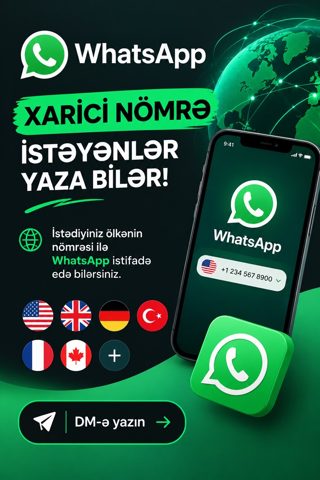 @Xarici Nömrələrin Satışı Bizdə