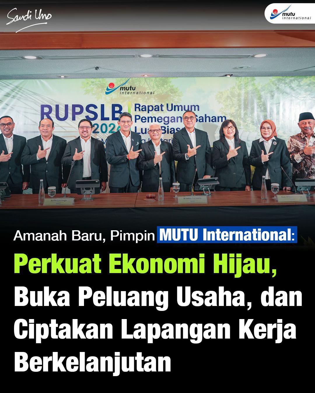 @Sandiaga Uno