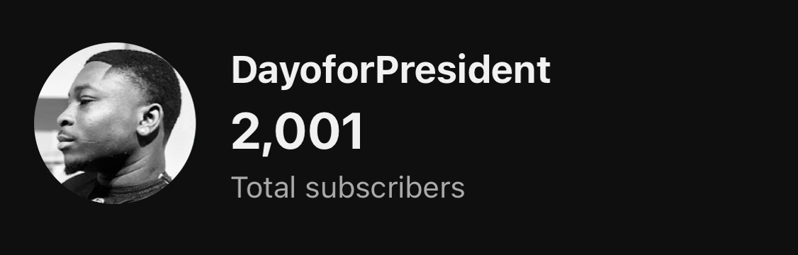 @DayoforPresident