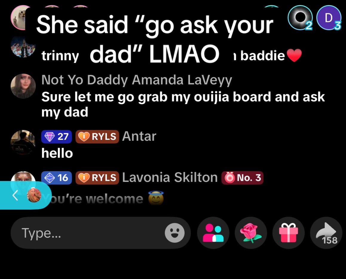 @Not Yo Daddy Amanda LaVeyy