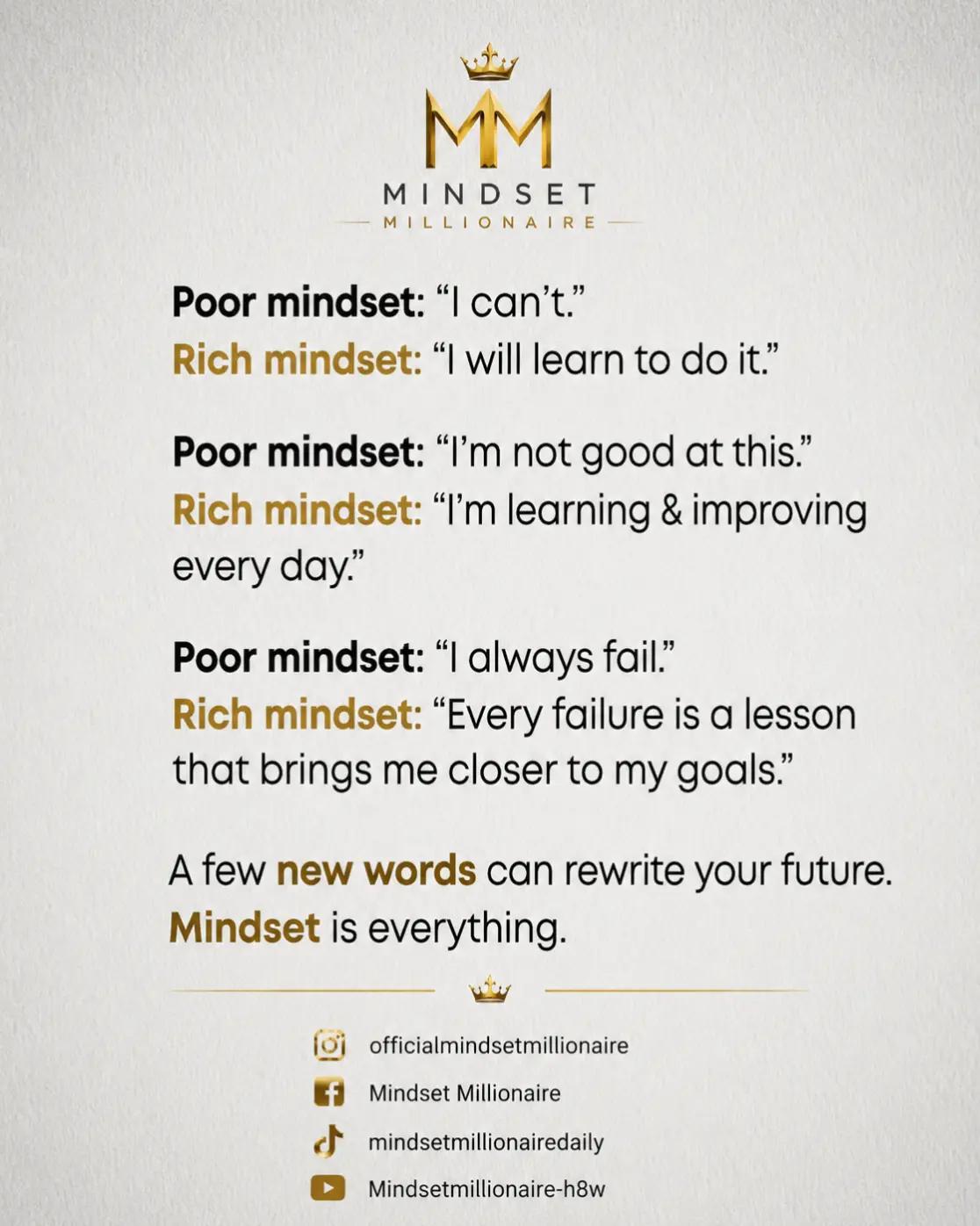 @Mindset Millionaire