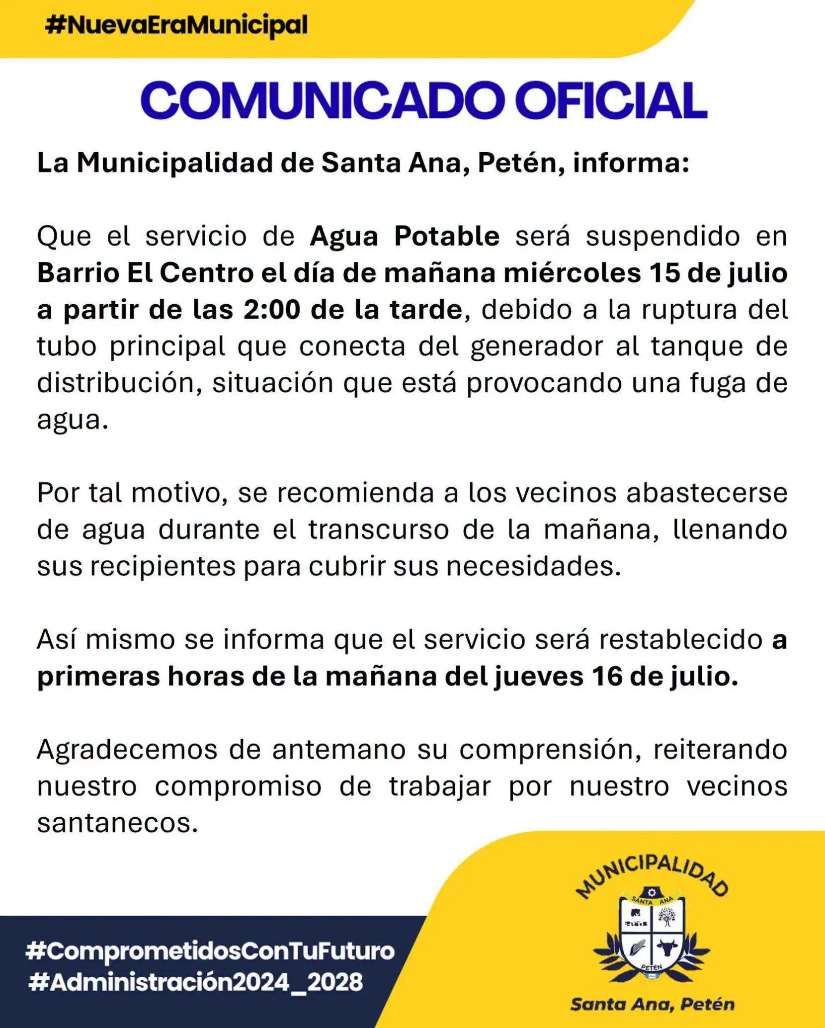 @Municipalidad Santa Ana, Petén