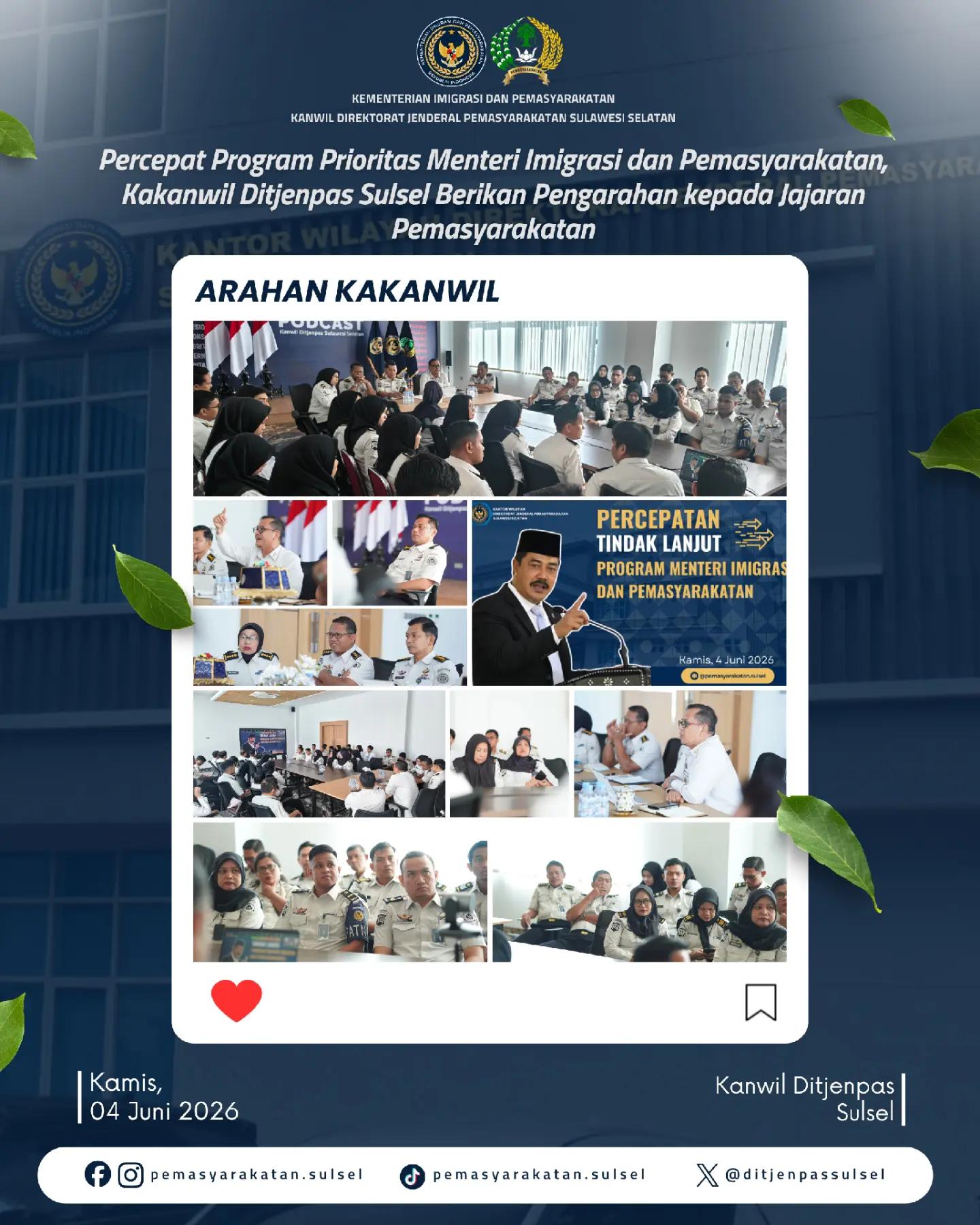 @Kanwil Ditjenpas Sulsel