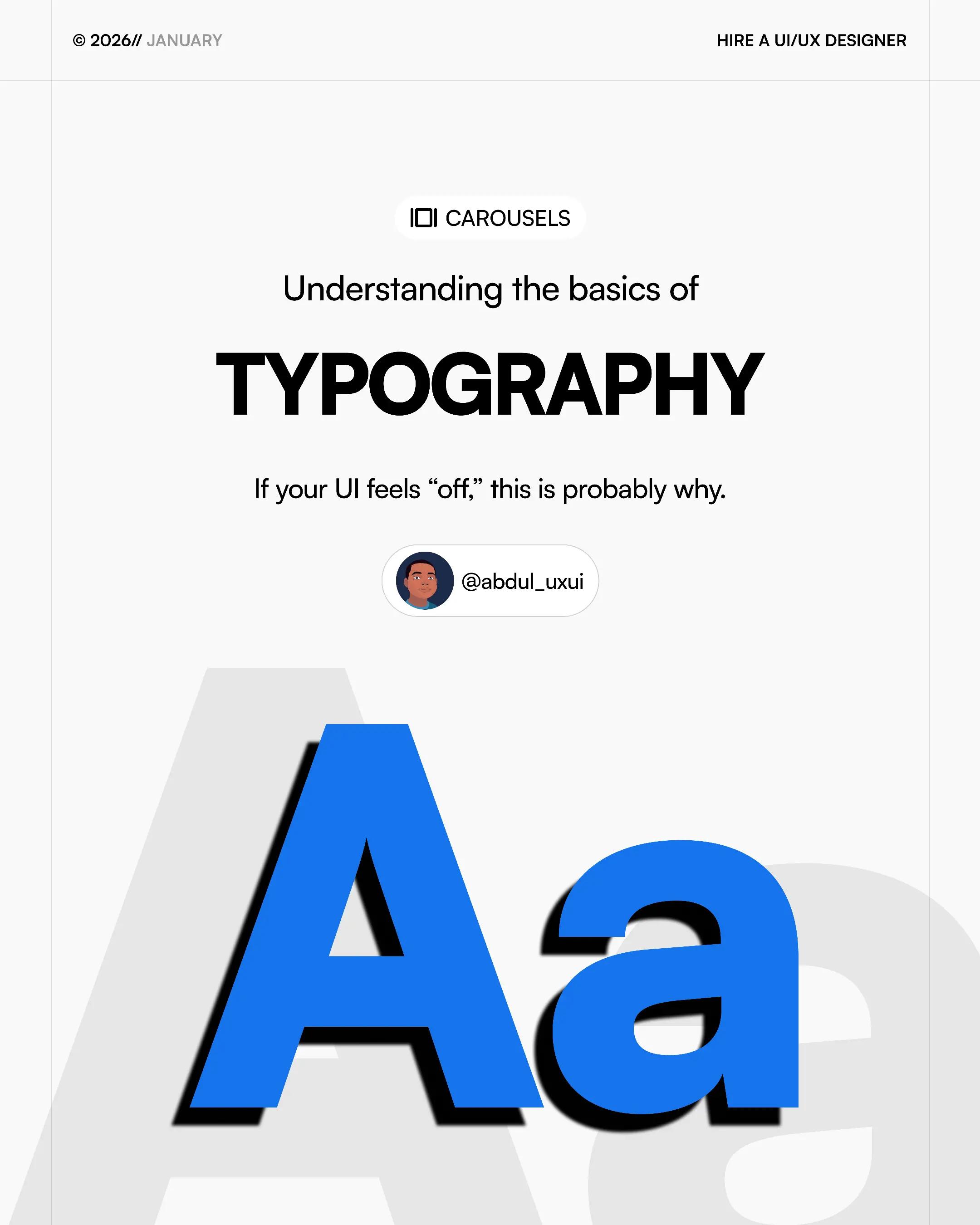@Abdul &mdash; UI/UX Designer