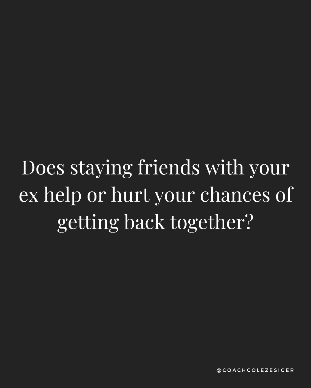 @Cole Zesiger