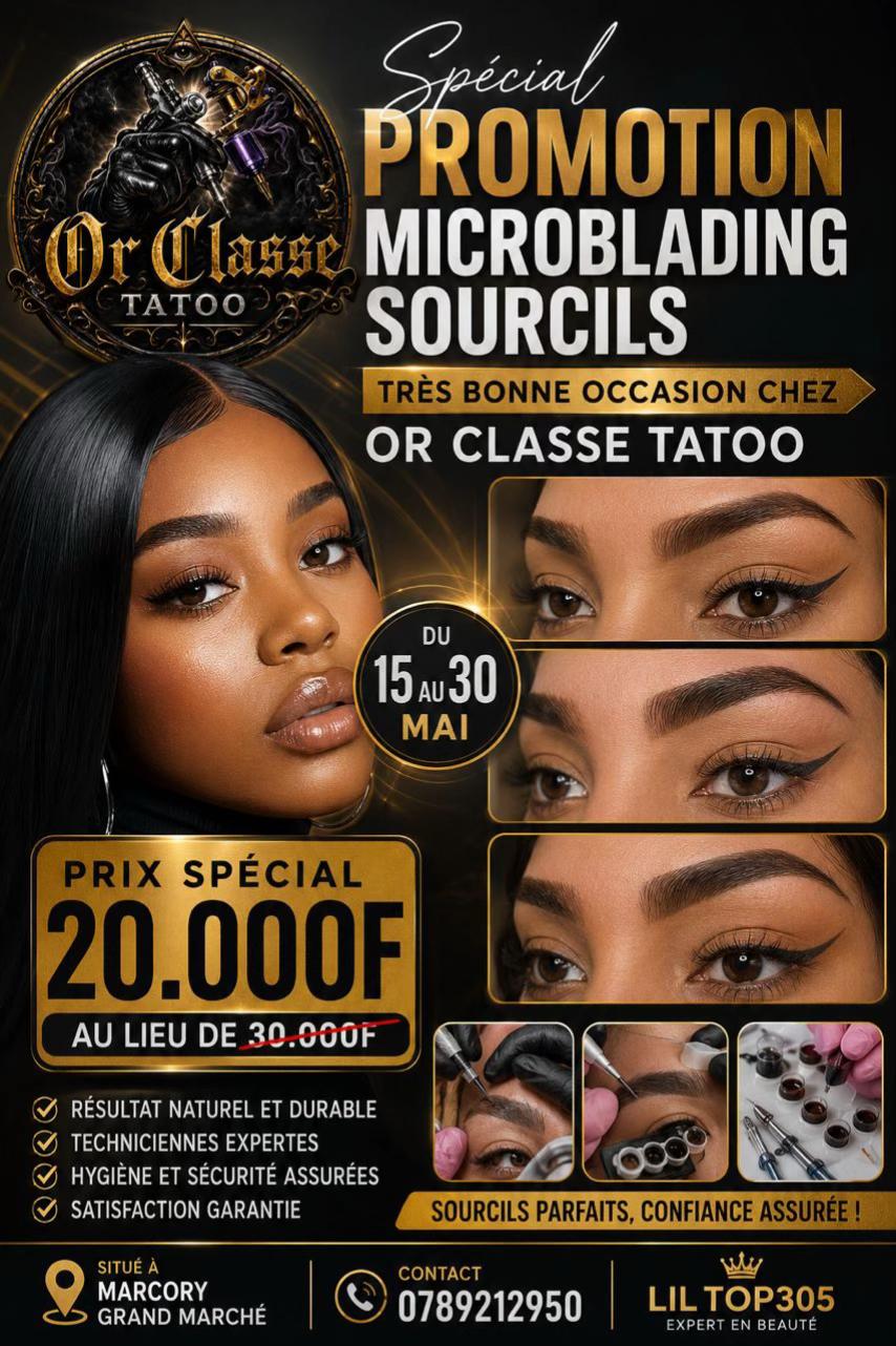 @Or Classe Tatoo Abidjan