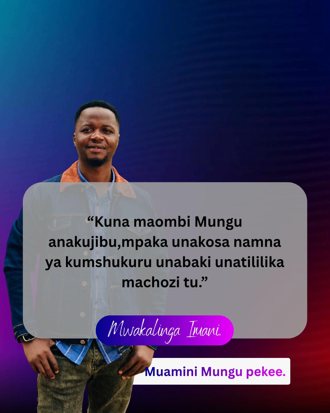 @Imani Mwakalinga