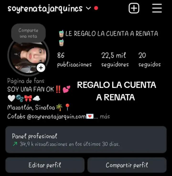 @Renata Jarquin FAN