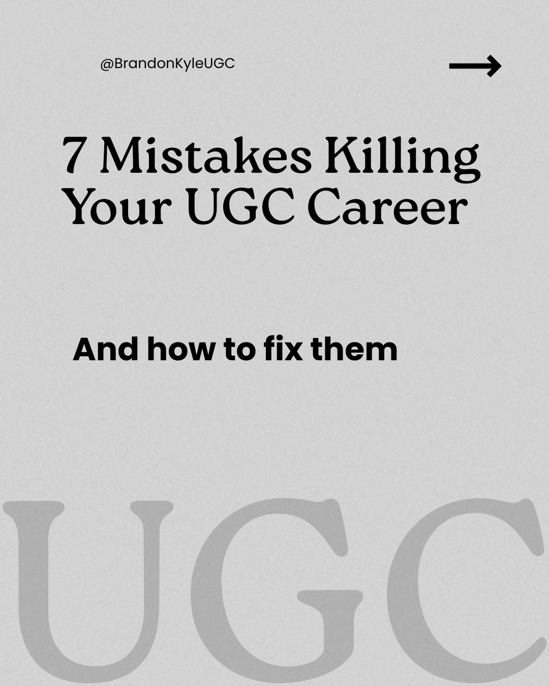 @Brandon - UGC Content Creator