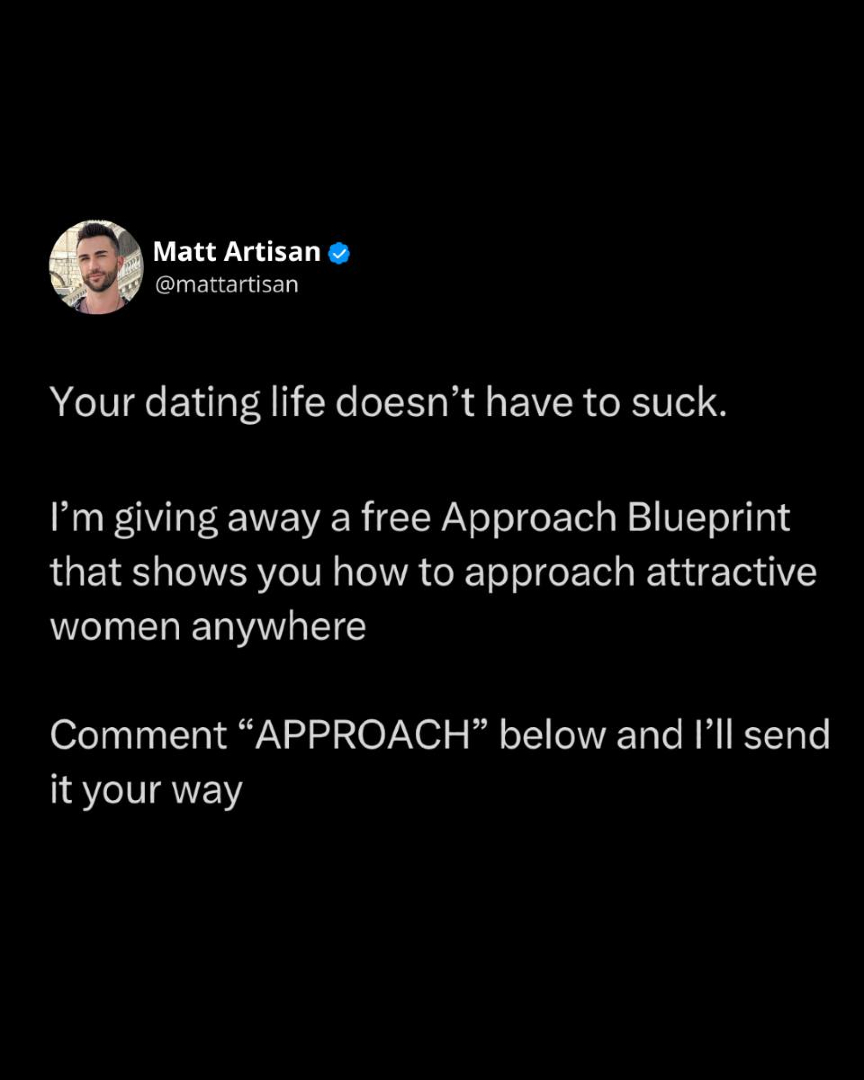 @Matt Artisan #1 Dating Coach