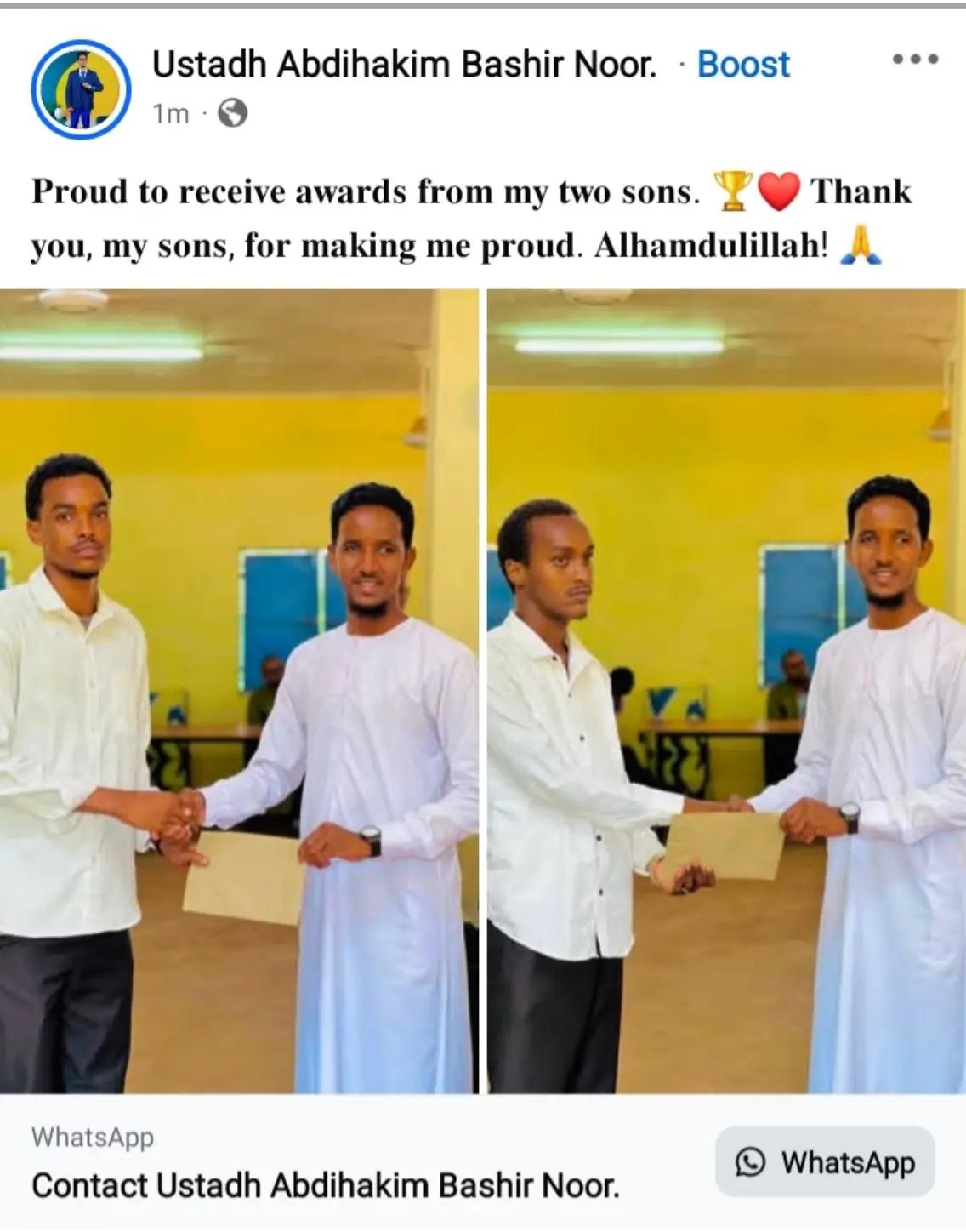 @Ustadh Abdihakim Bashir Noor