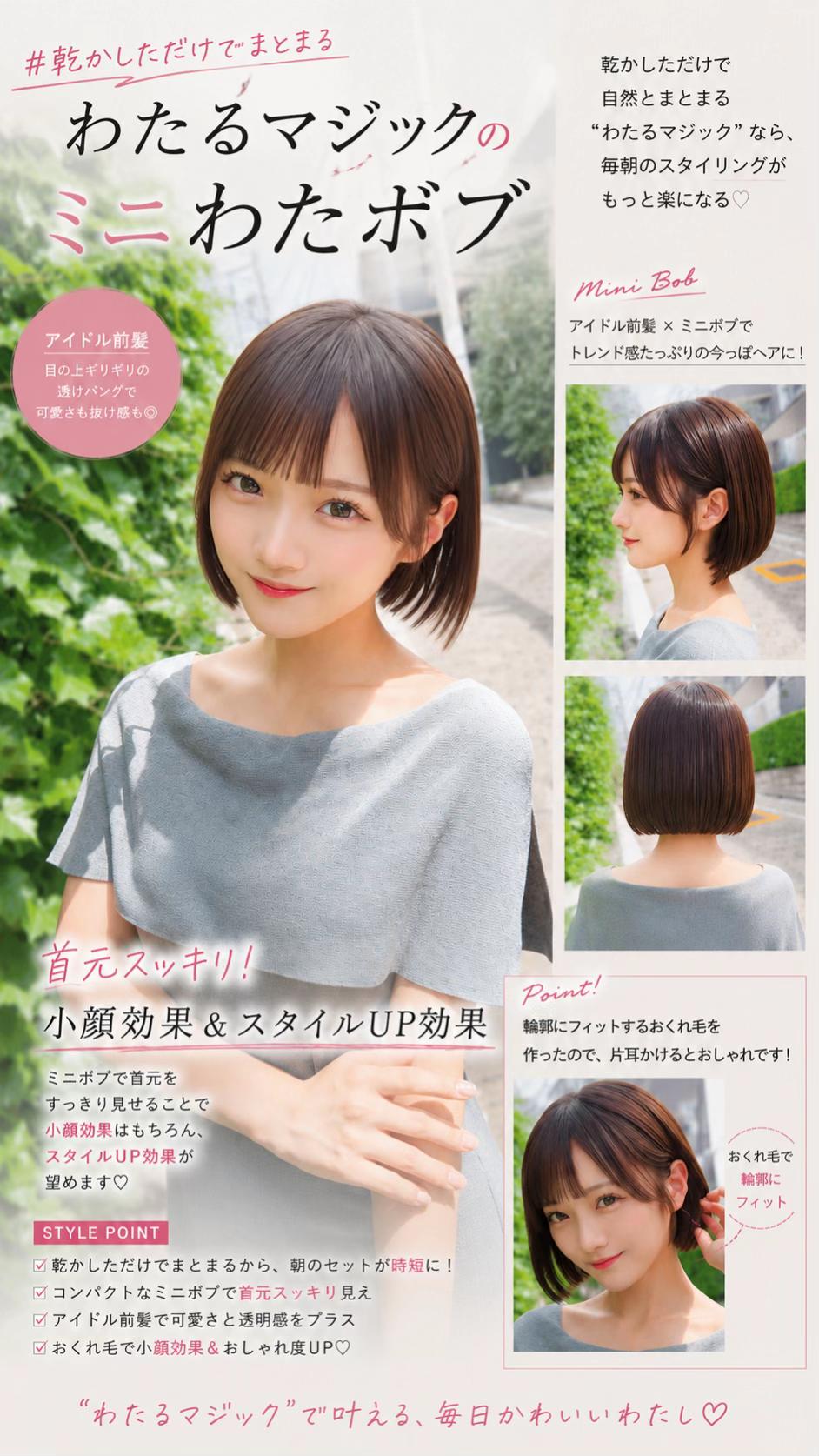 @わたるマジック/美容師/表参道/シースルーぱっつん/CEO