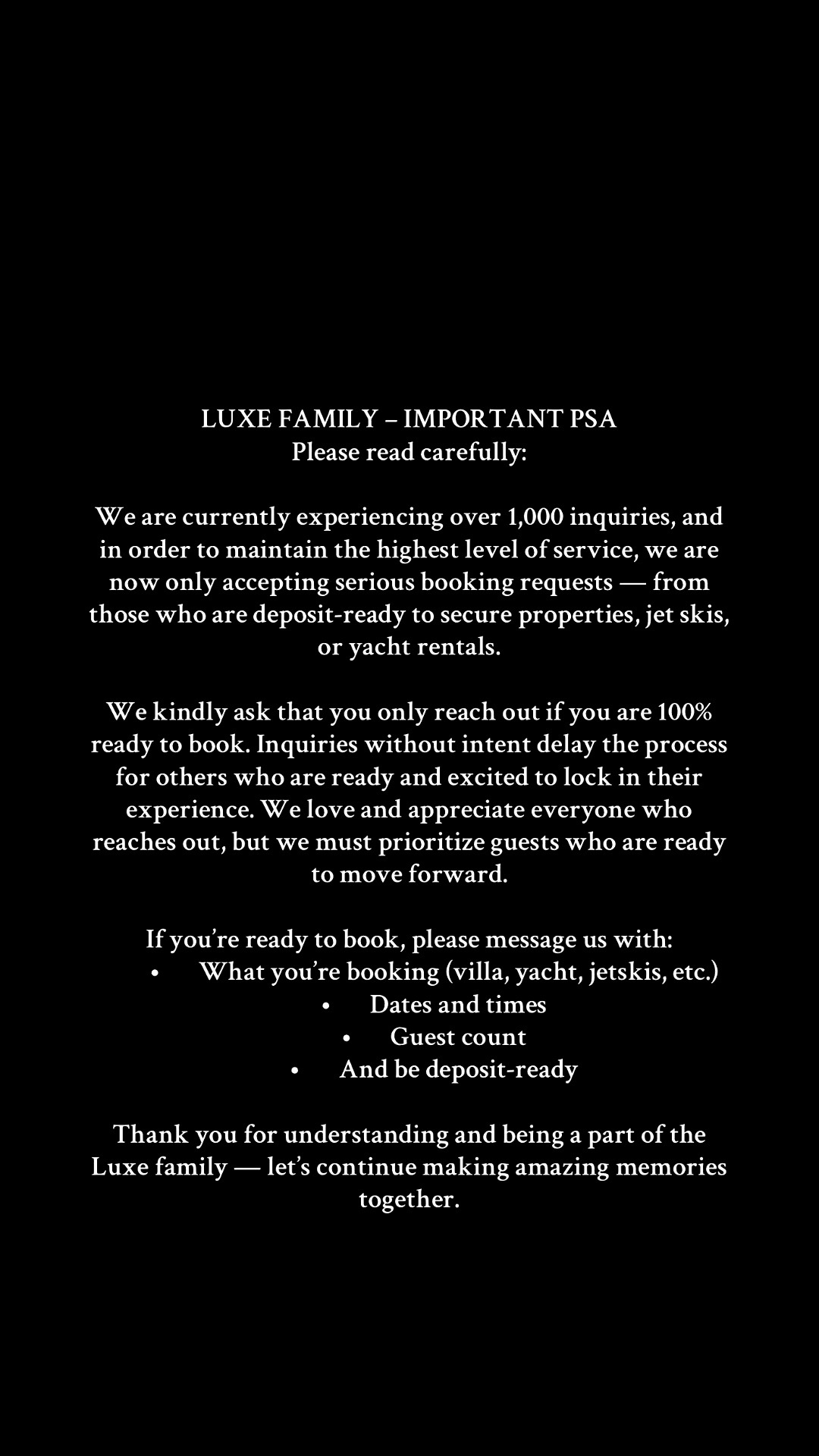 @Luxe Rentals