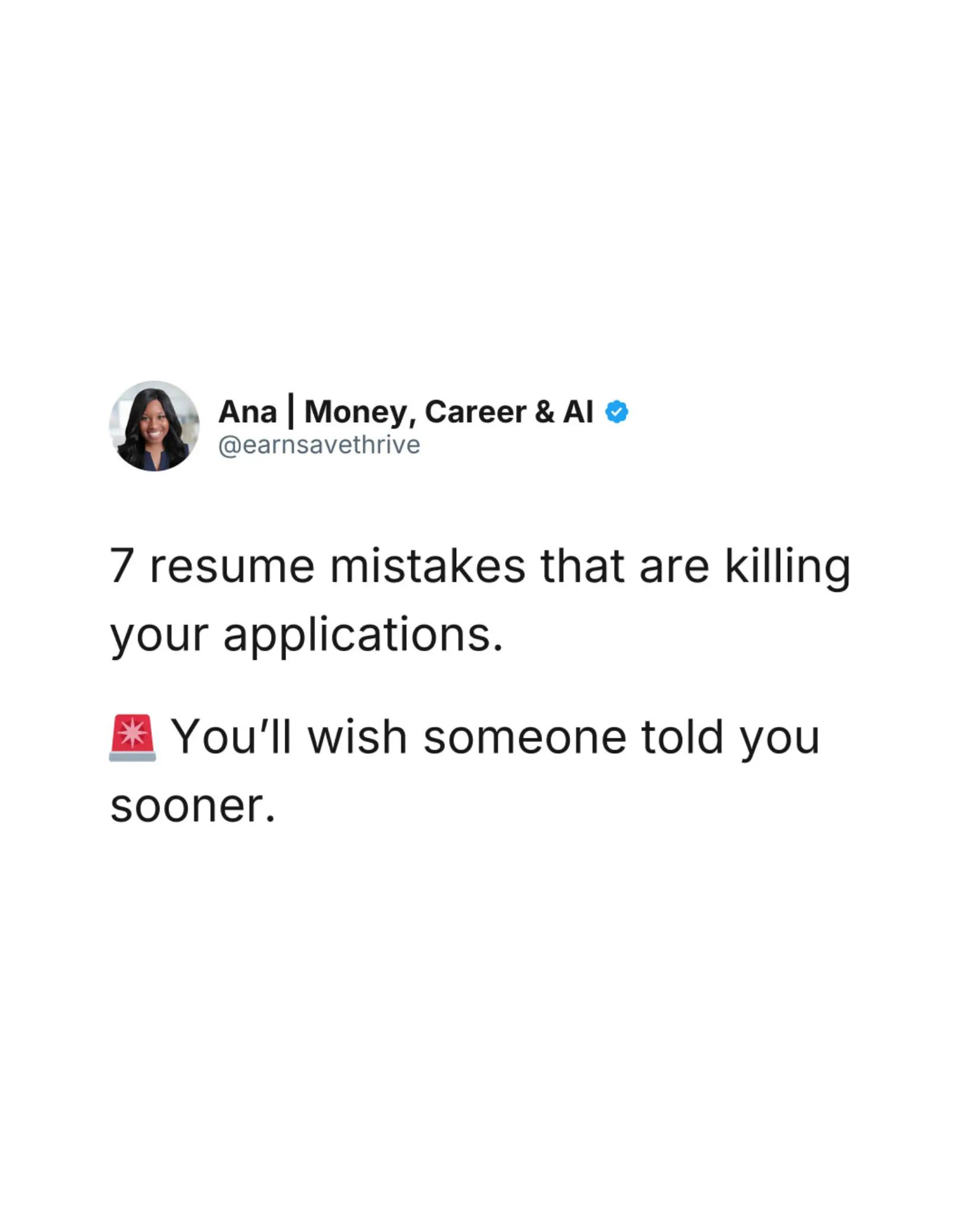 @Ana • Money, Career, AI