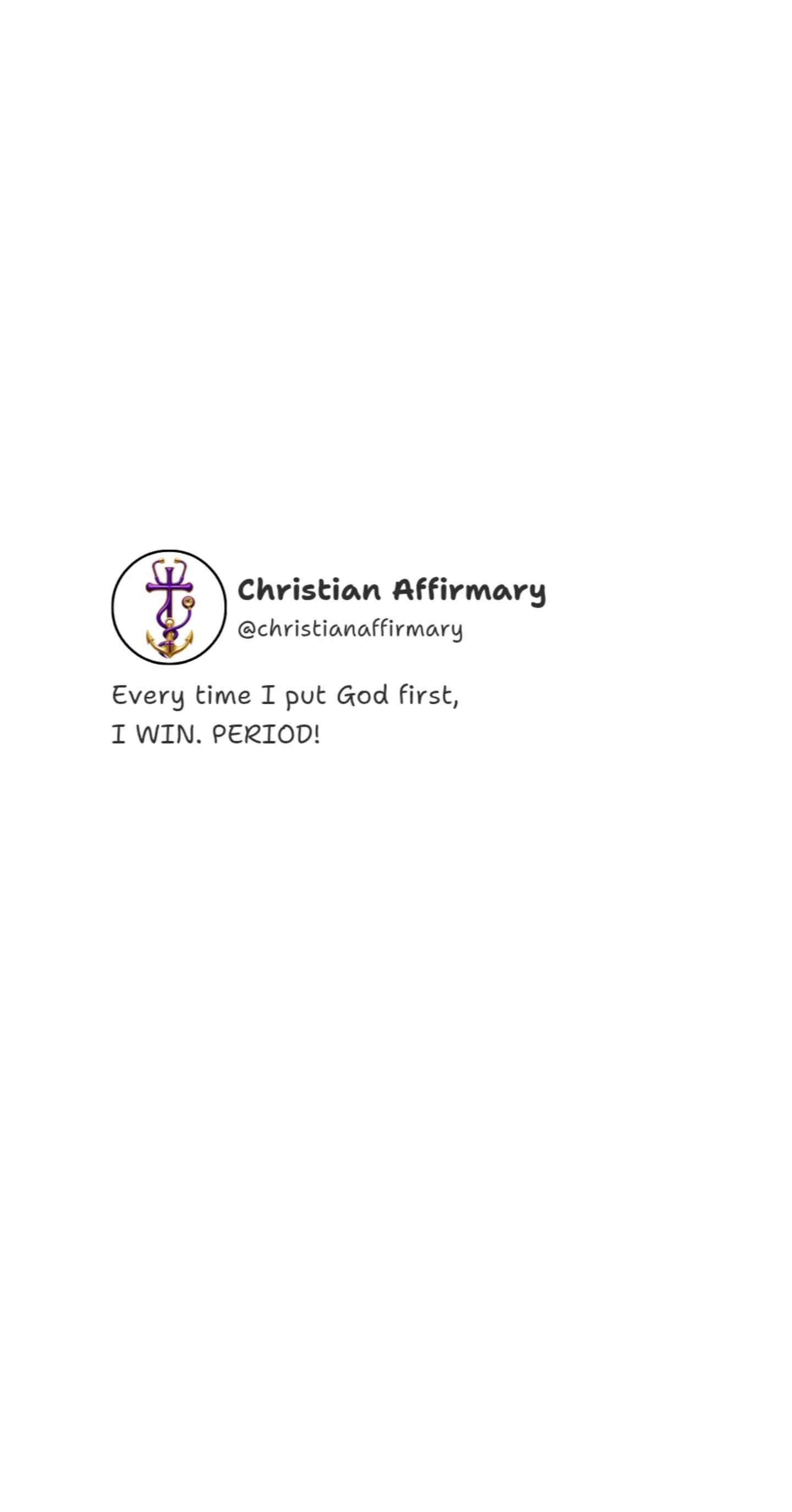 @✝️Christian Affirmary✝️