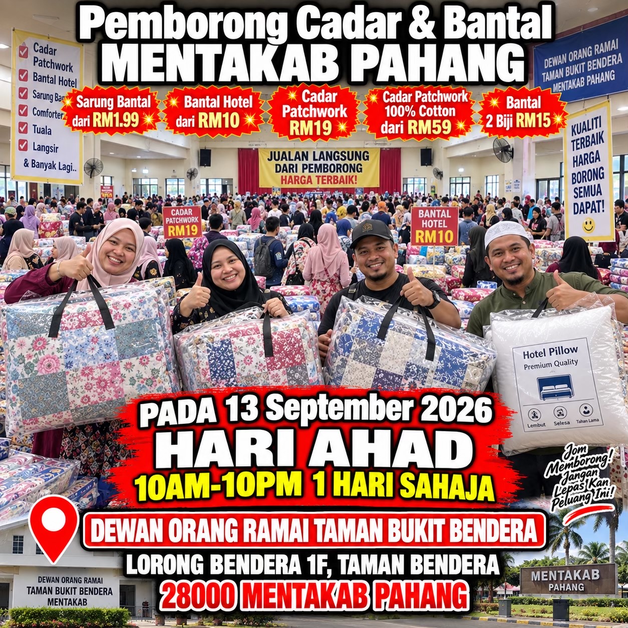 @Pemborong Cadar & Bantal