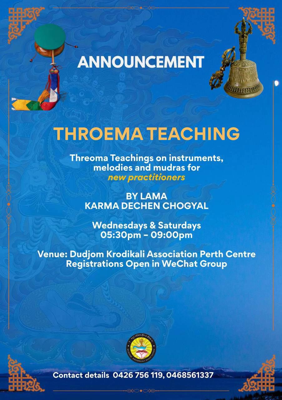 @Dudjom Throema Tshogpa Perth