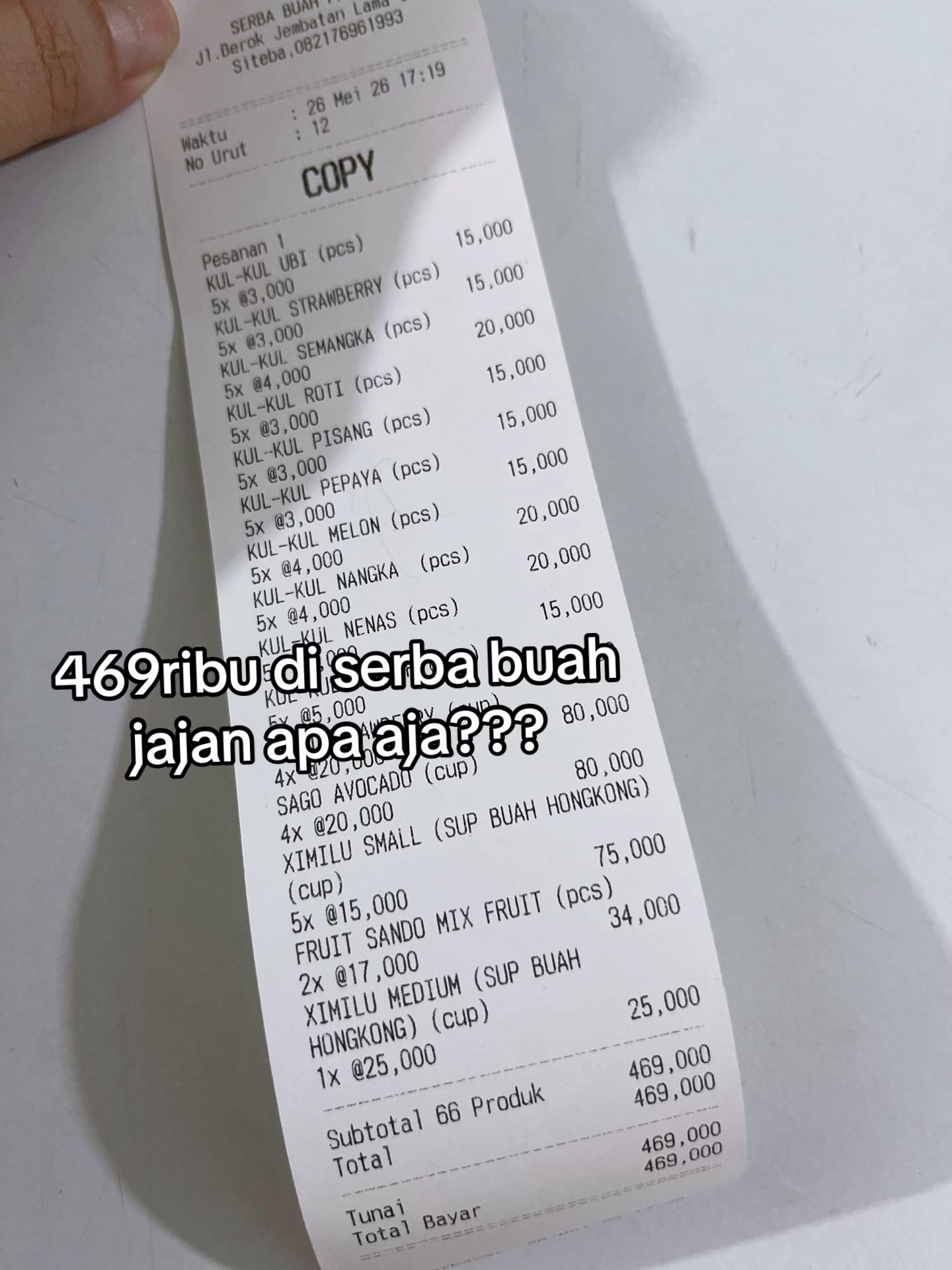 @SERBA BUAH PADANG