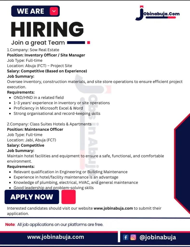 @Jobs in Abuja