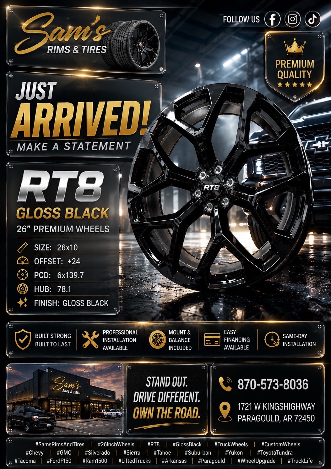 @Sam’s rims & tires