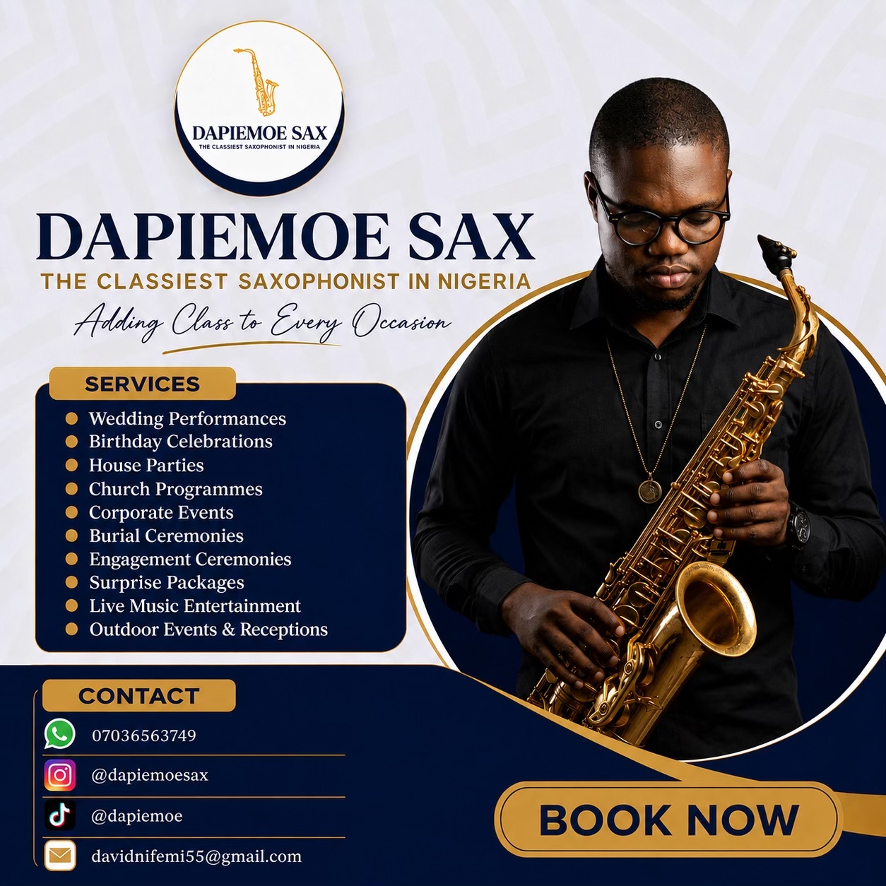 @Saxophonist in Lagos/Ibadan 🎷