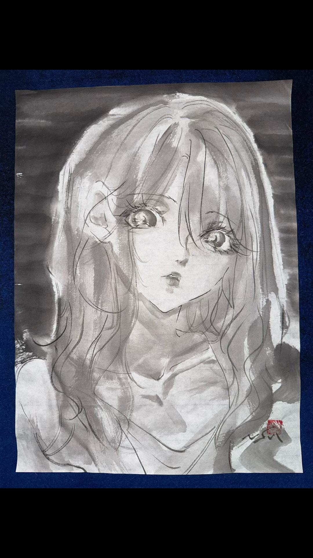 @まさい【うーちゃんちの墨絵画家】
