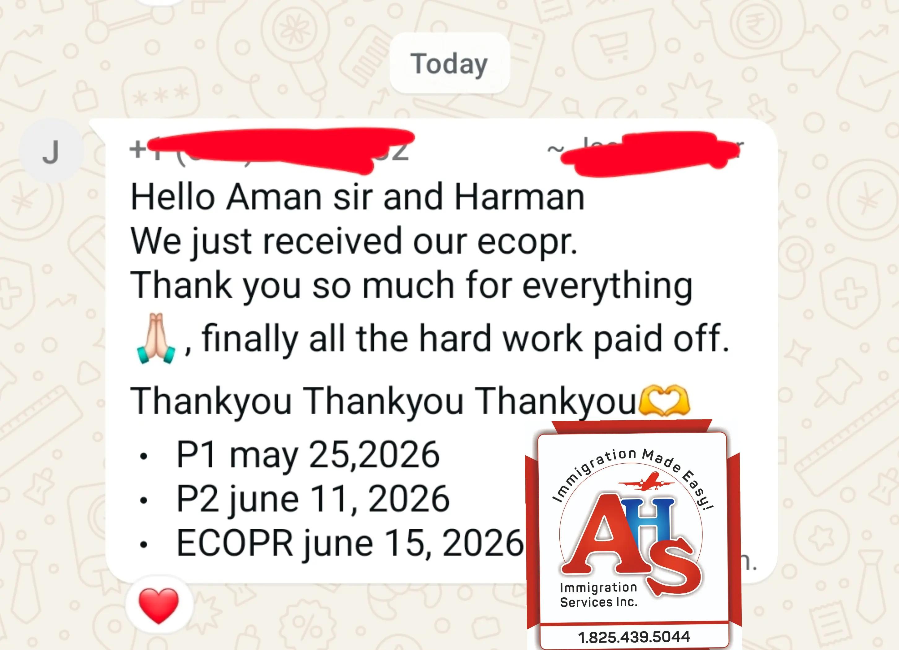 @Aman Sharma RCIC
