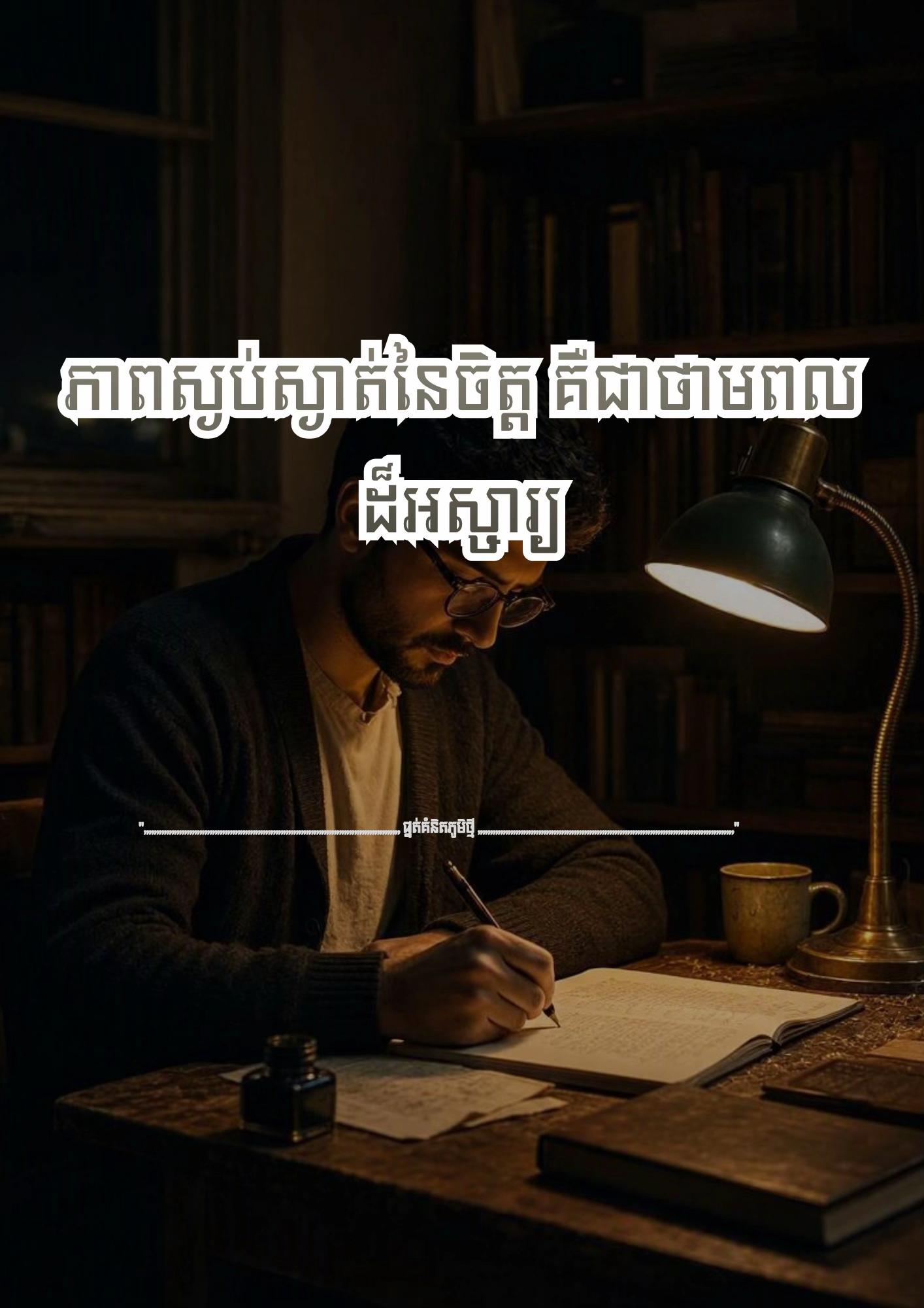 @≧ ផ្នត់គំនិតភូមិថ្មី ≧ 📚📖