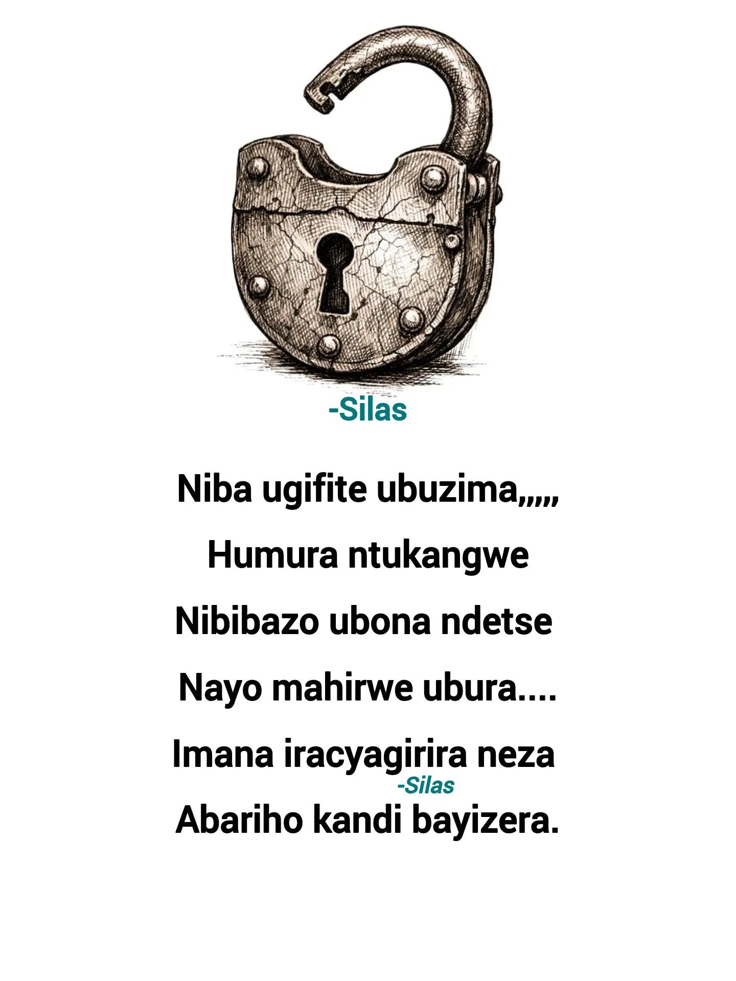 @Silas Nizeyimana