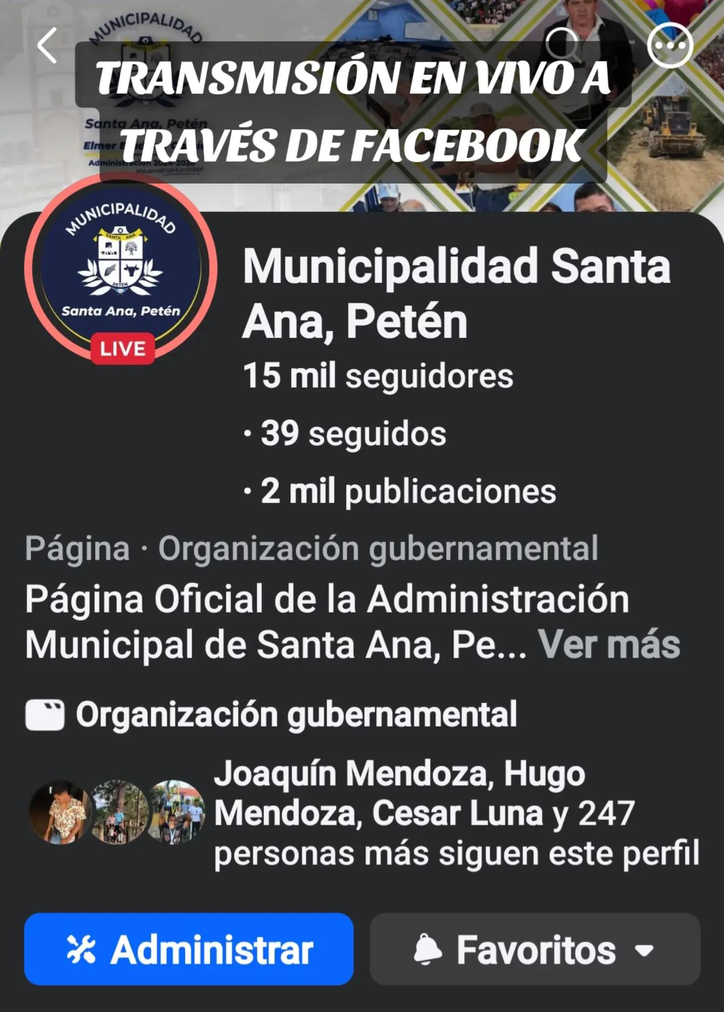 @Municipalidad Santa Ana, Petén