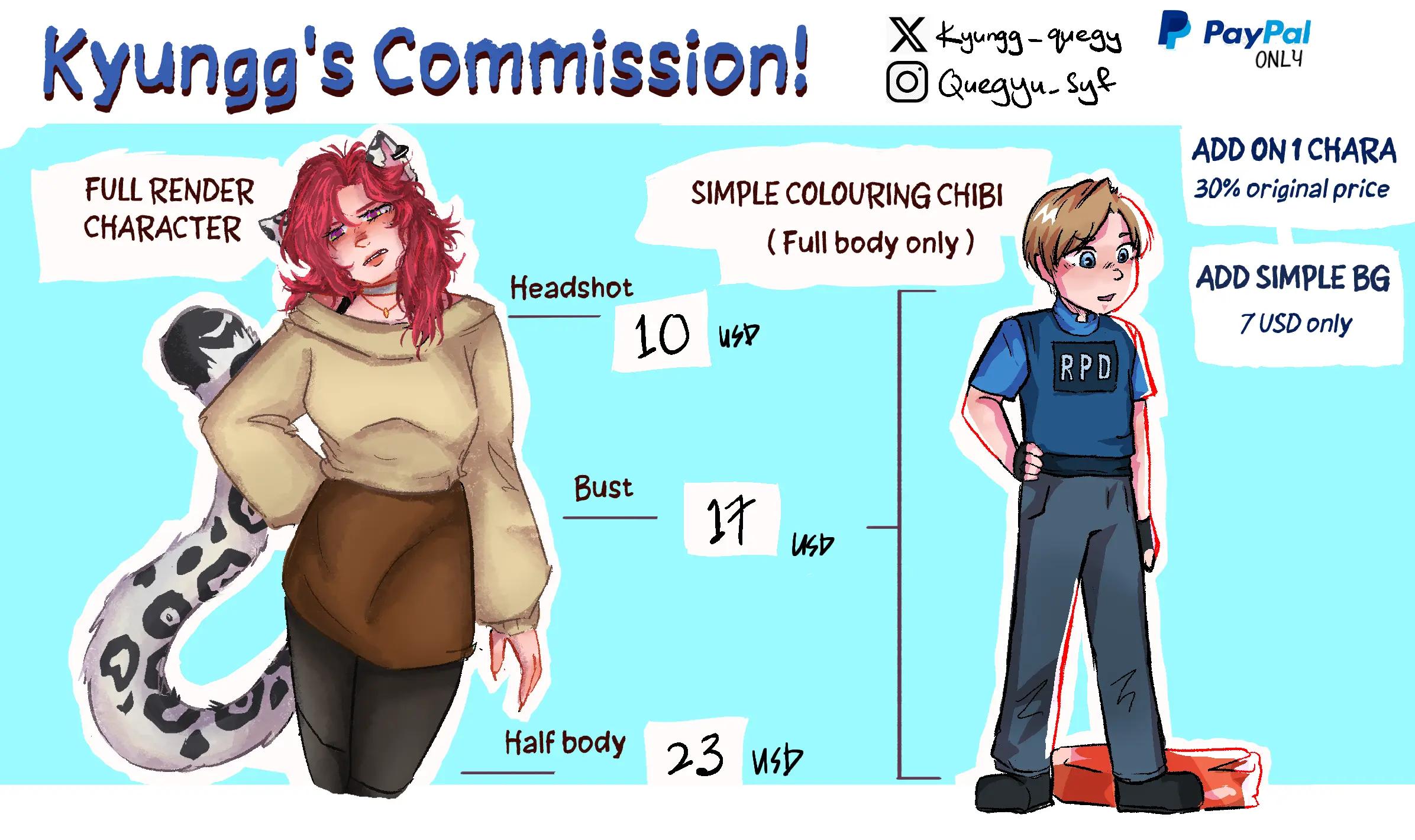 @Kyungg~q✧Commission Open!
