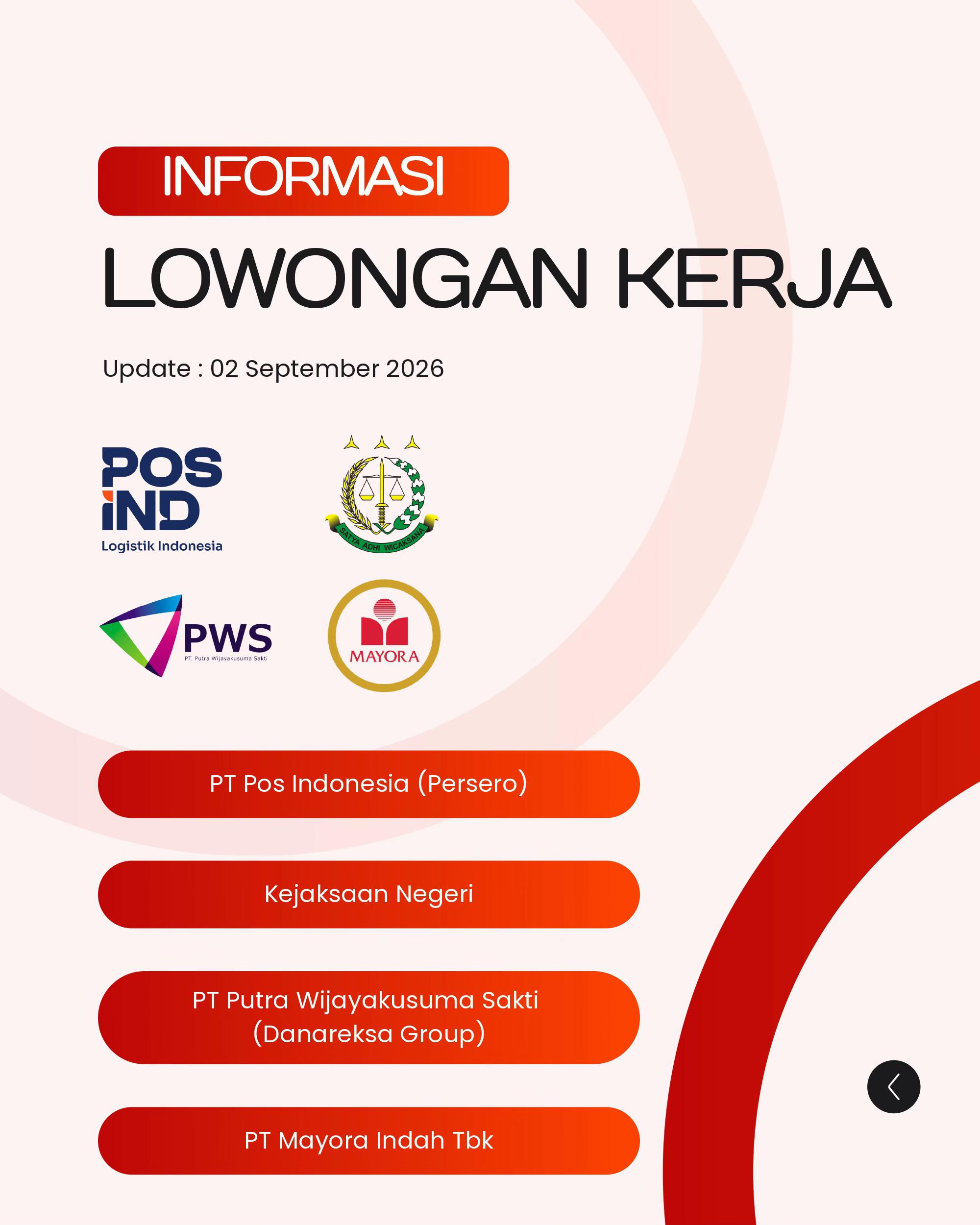 @LOWONGAN KERJA INDONESIA