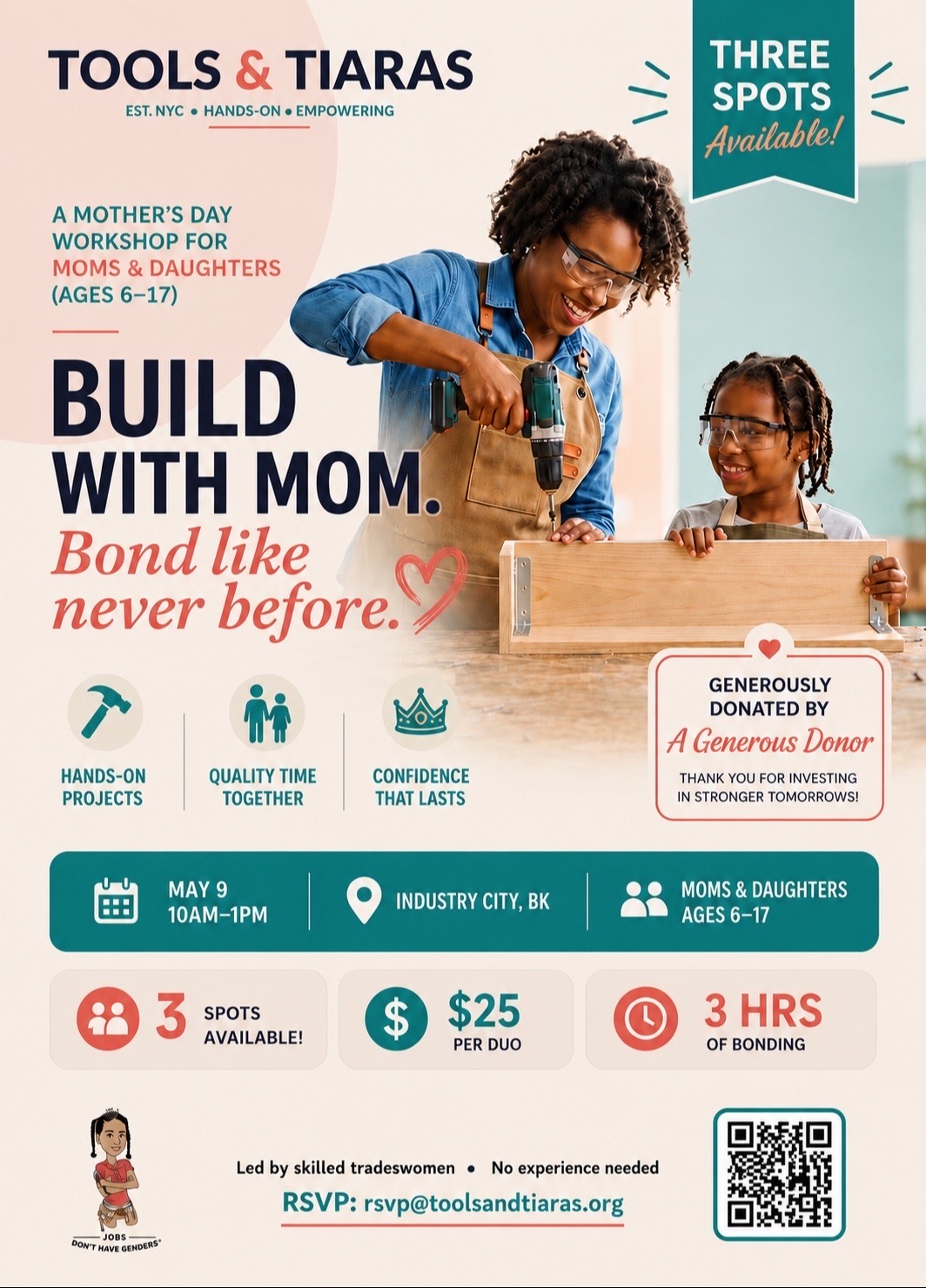@Tools & Tiaras Inc.| Nonprofit