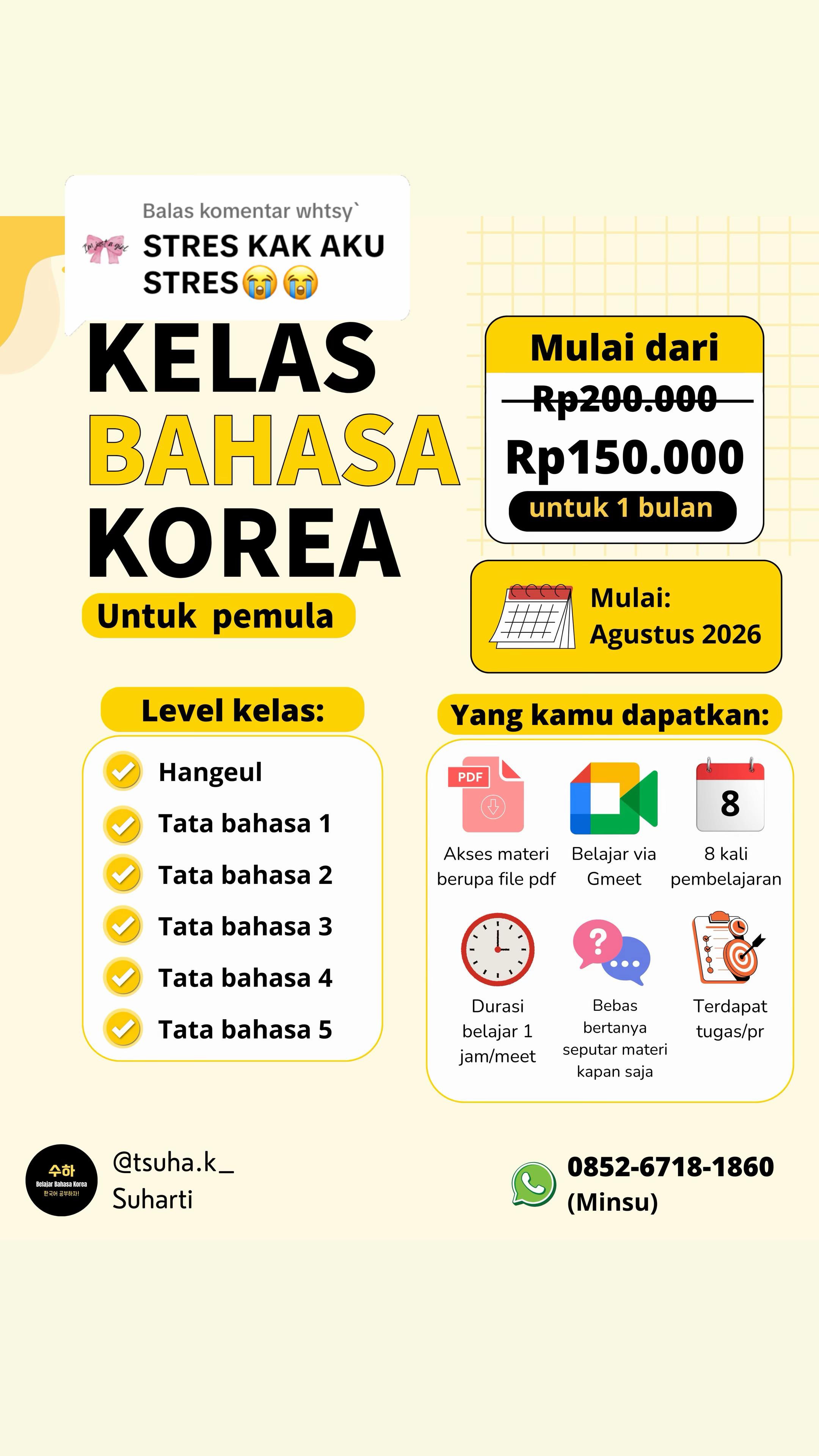 @Suharti | Belajar Bahasa Korea