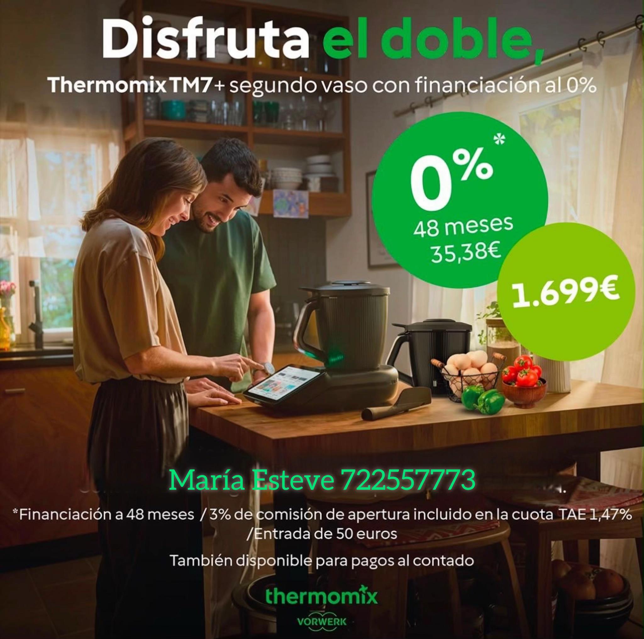 @María Esteve con Thermomix